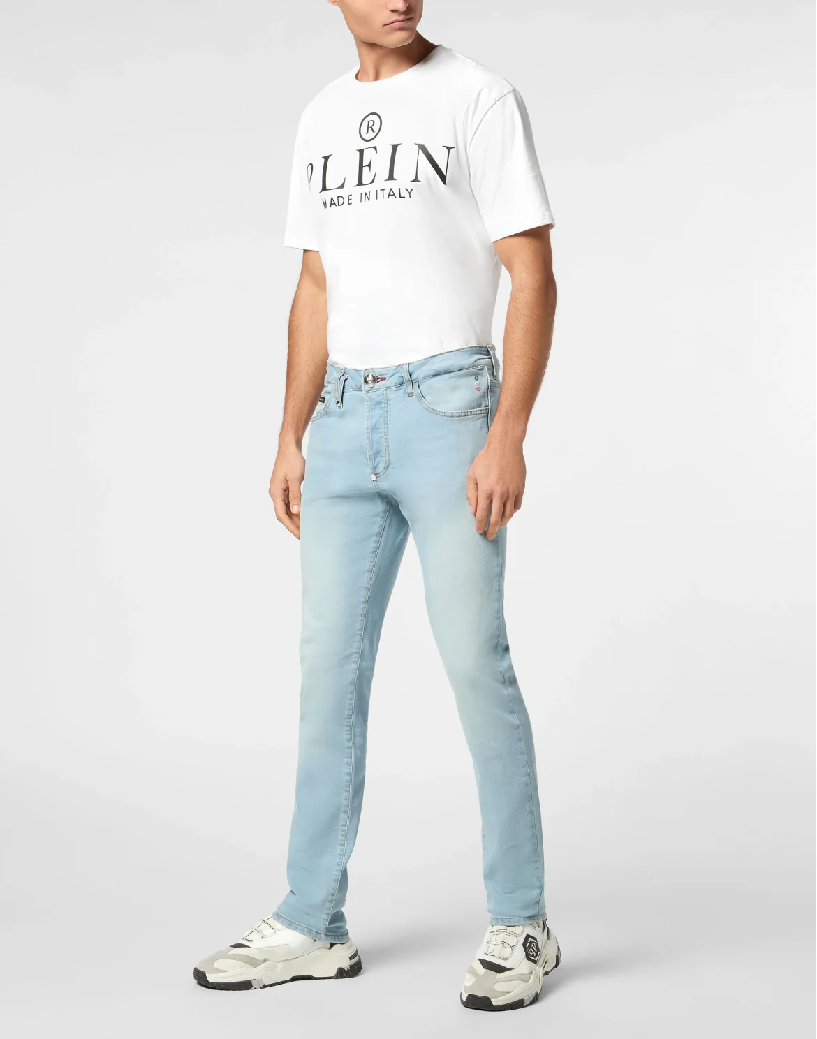 Denim Trousers Super Straight Cut Basic, цвет: Голубой