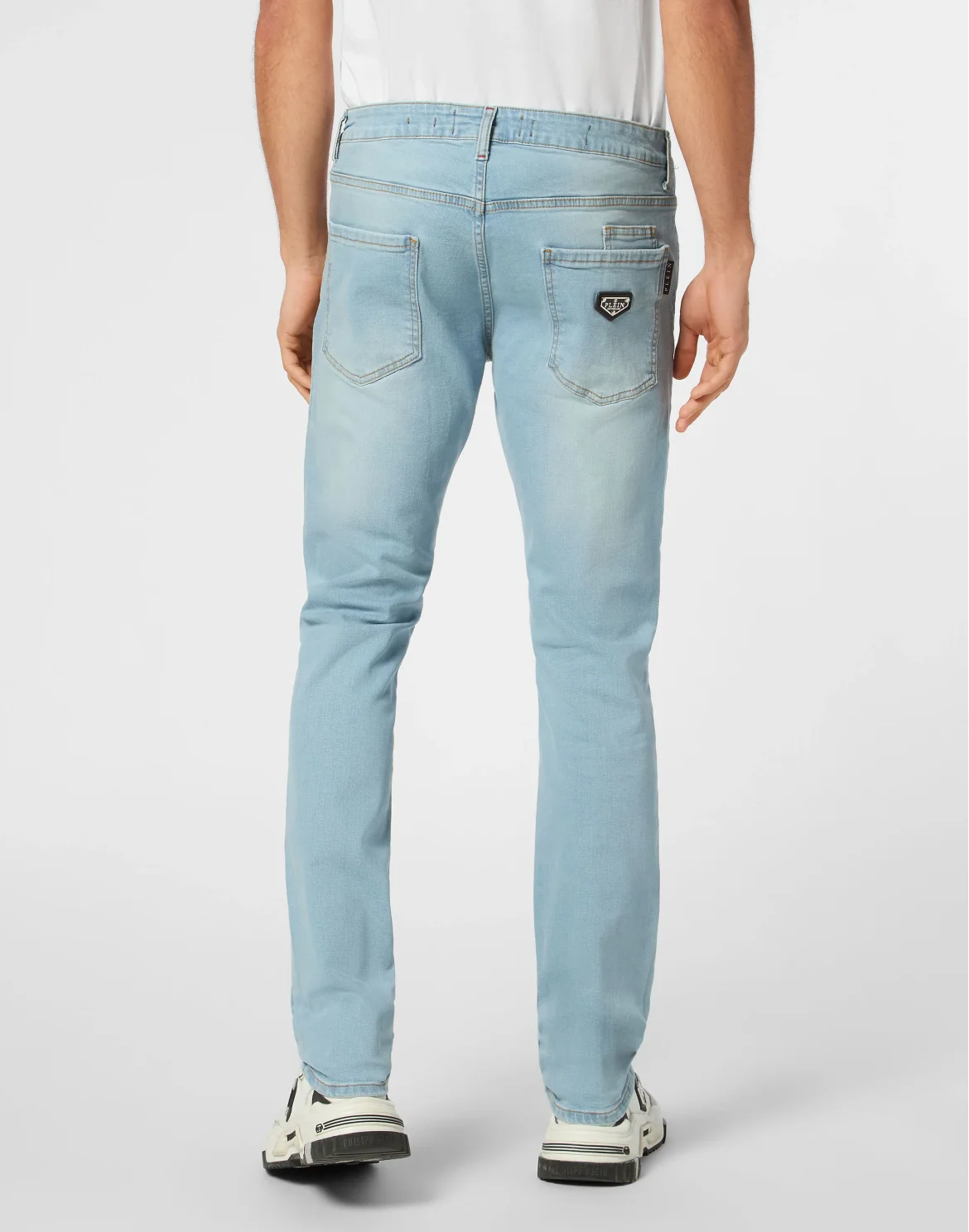 Denim Trousers Super Straight Cut Basic, цвет: Голубой