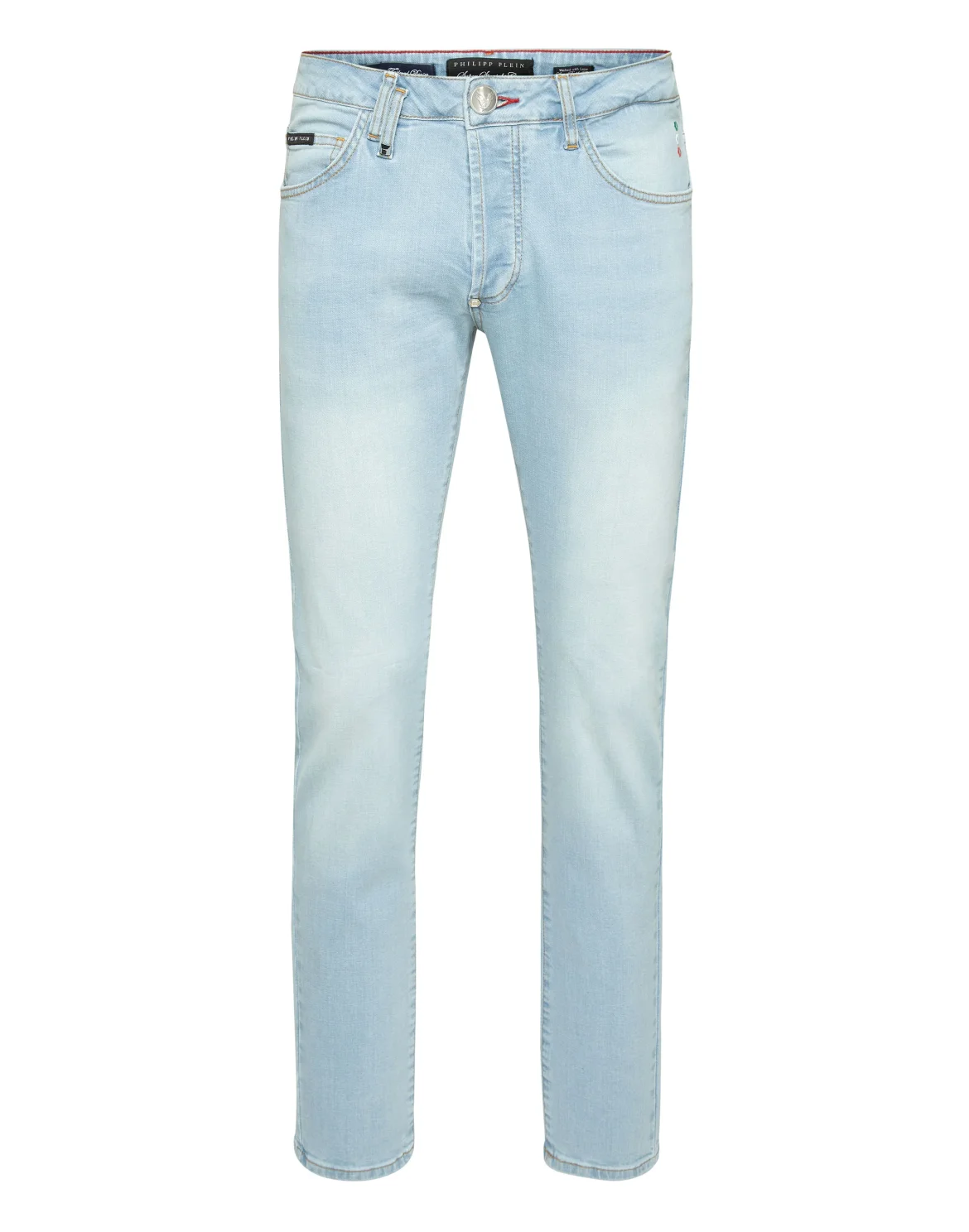Denim Trousers Super Straight Cut Basic, цвет: Голубой