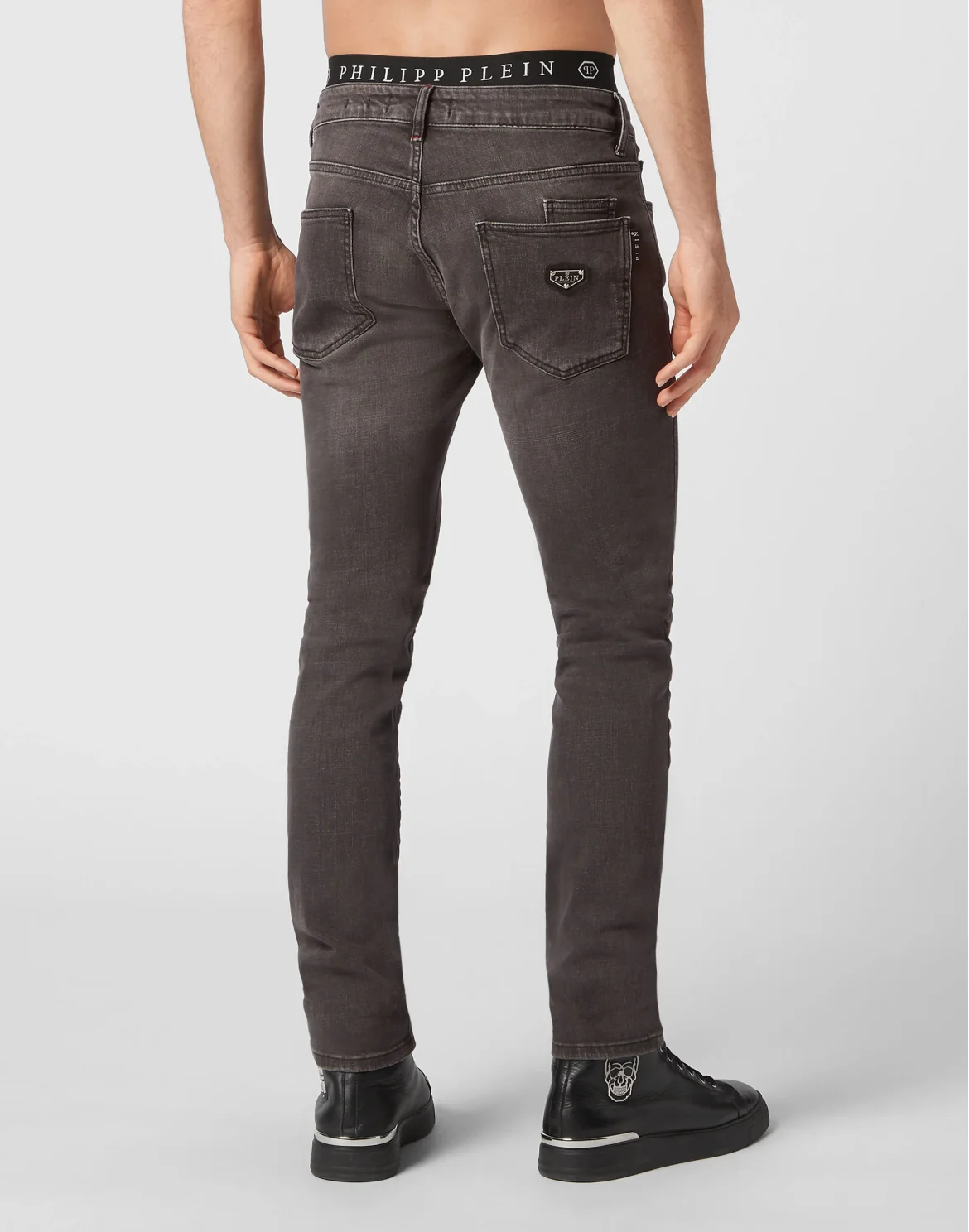 Denim Trousers Super Straight Cut Basic, цвет: Серый