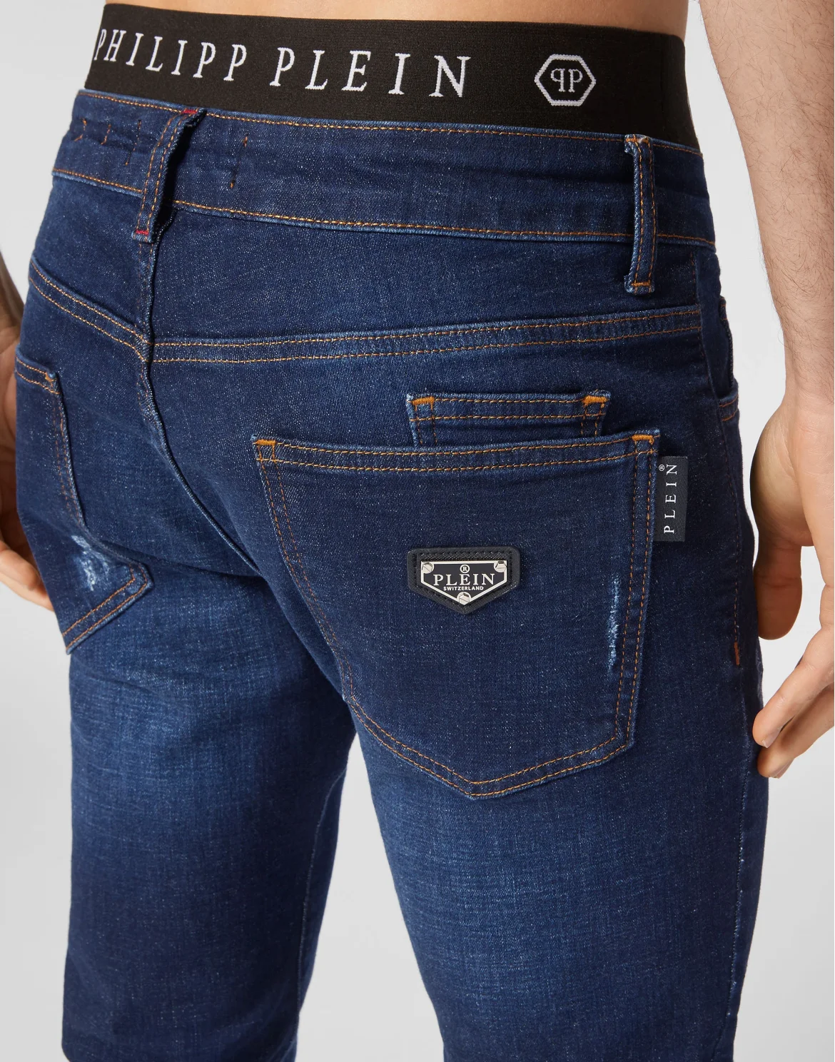 Denim Trousers Super Straight Cut Basic, цвет: Синий