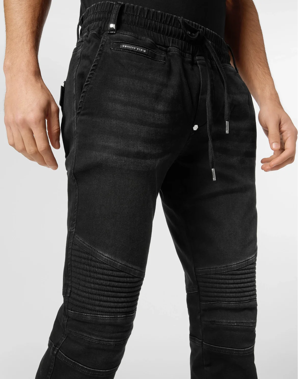 Denim Jogging Trousers Basic, цвет: Черный