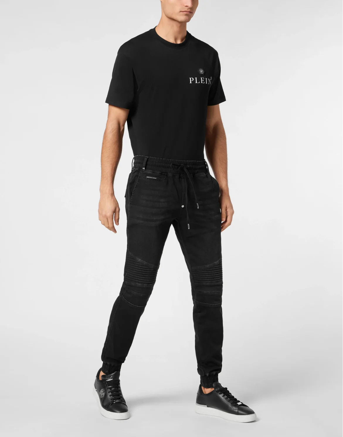 Denim Jogging Trousers Basic, цвет: Черный