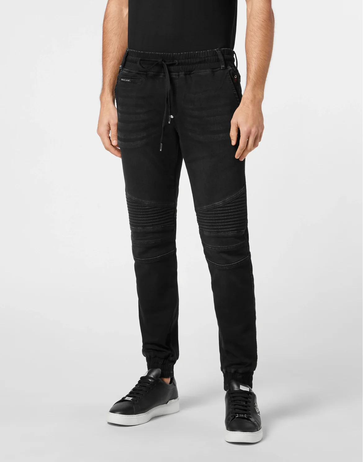 Denim Jogging Trousers Basic, цвет: Черный
