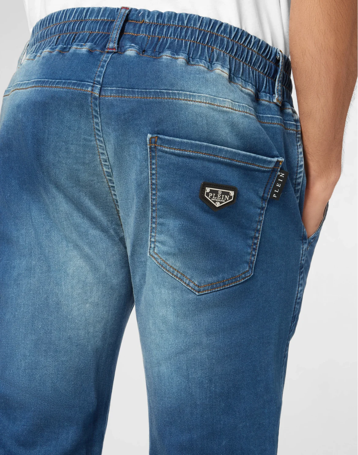 Denim Jogging Trousers Basic, цвет: Синий
