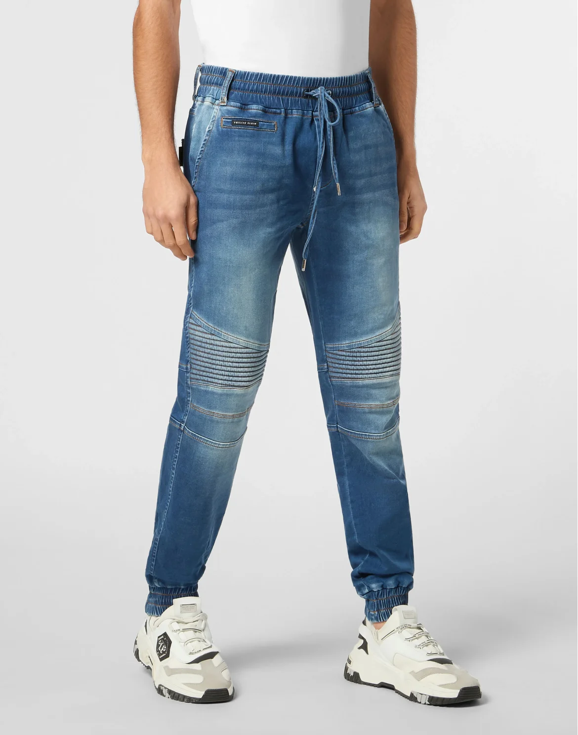 Denim Jogging Trousers Basic, цвет: Синий