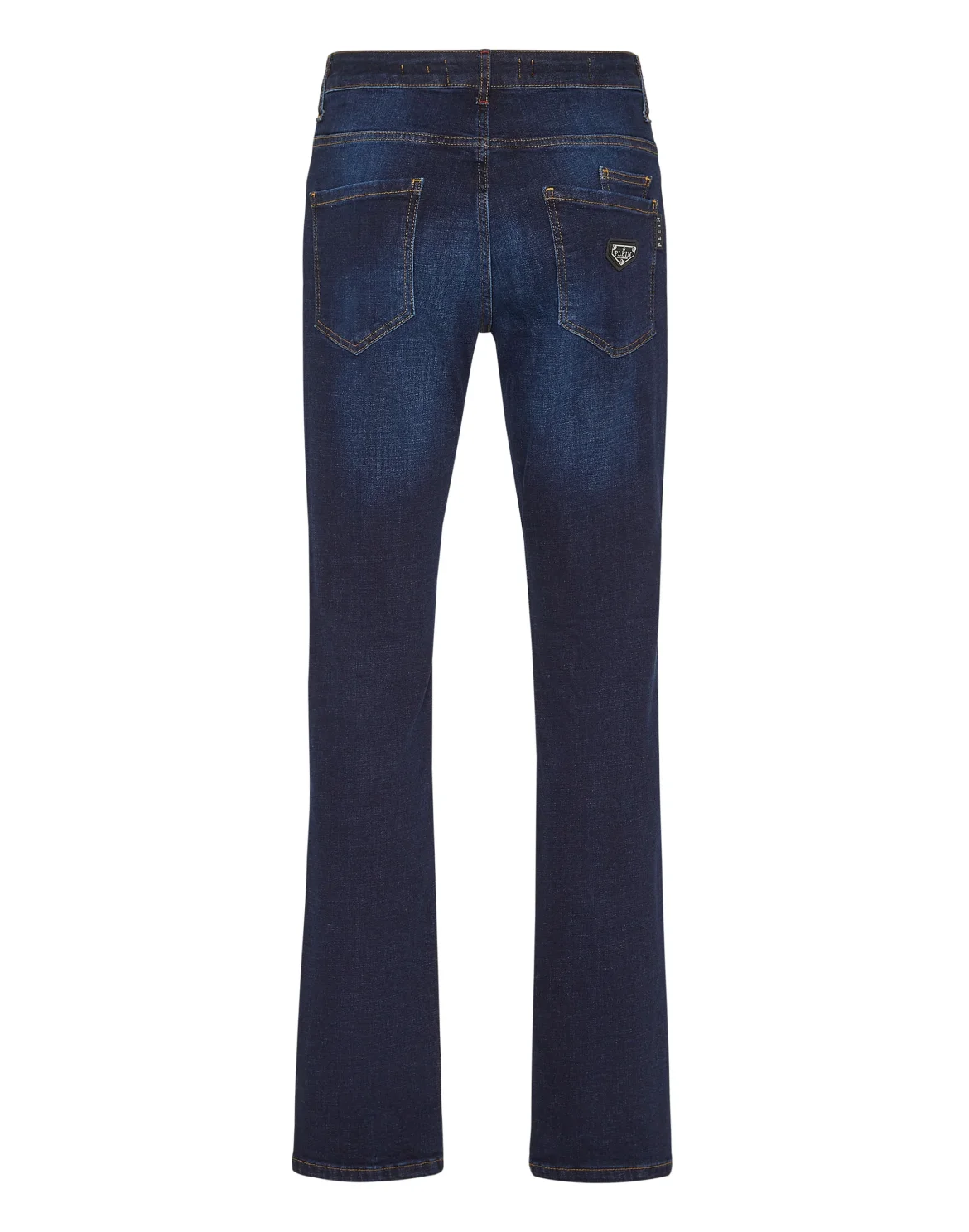 Denim Trousers Straight Cut Supreme Iconic Plein Basic, цвет: Синий