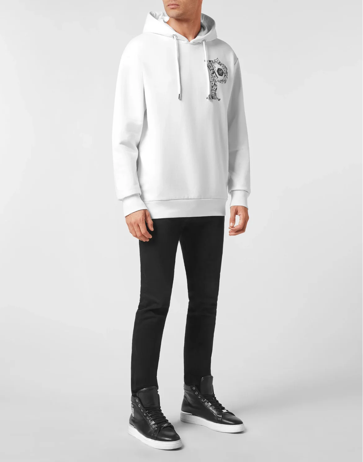 Hoodie sweatshirt Money, цвет: Белый