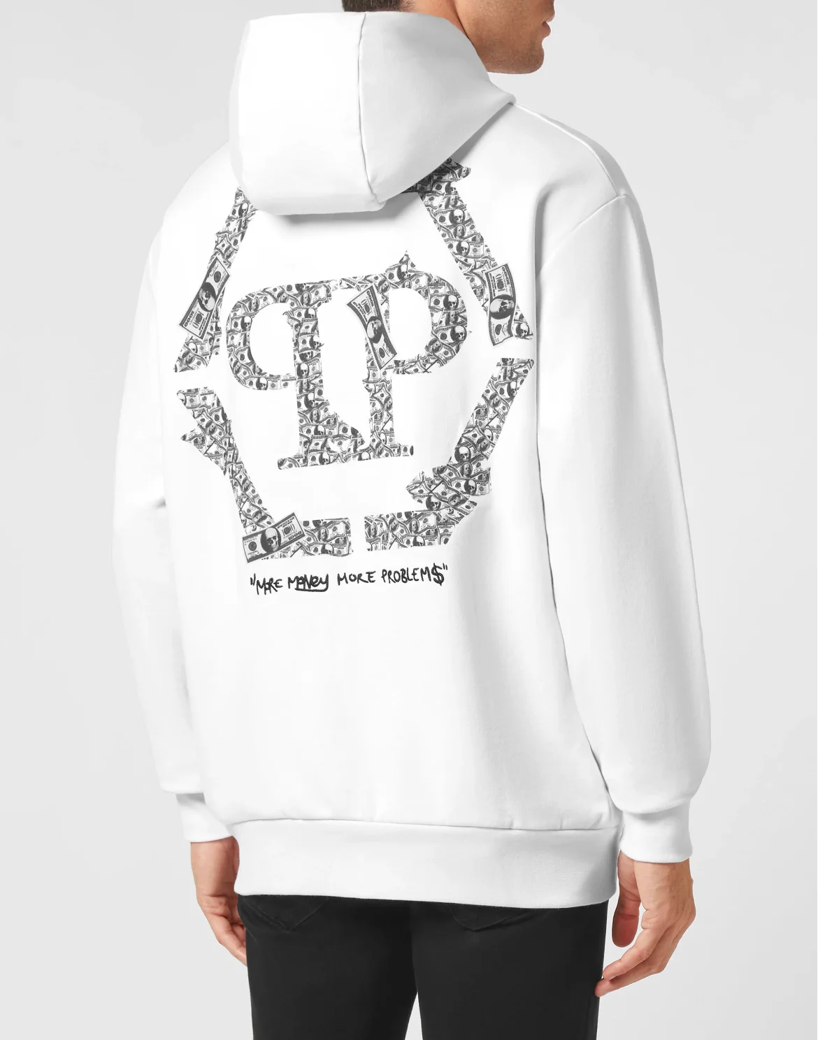 Hoodie sweatshirt Money, цвет: Белый