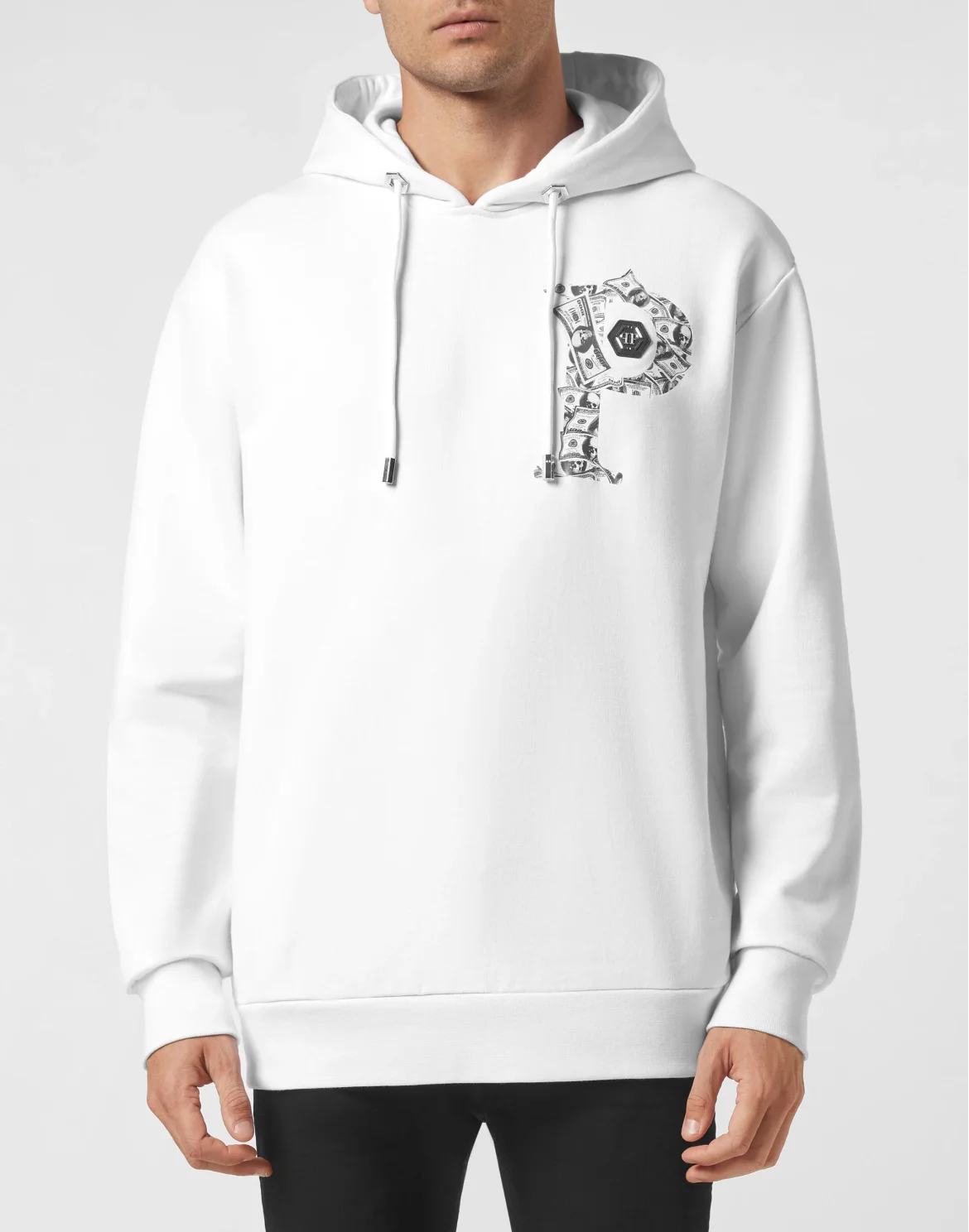Hoodie sweatshirt Money, цвет: Белый