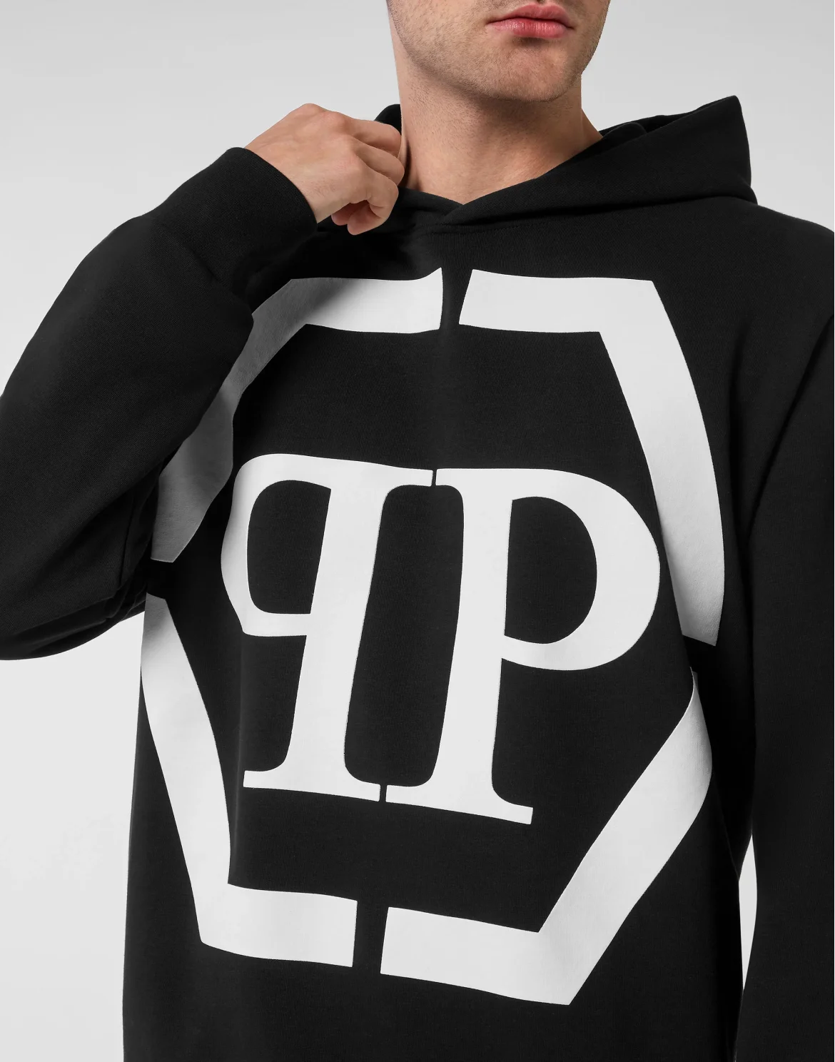 Hoodie sweatshirt Hexagon, цвет: Черный
