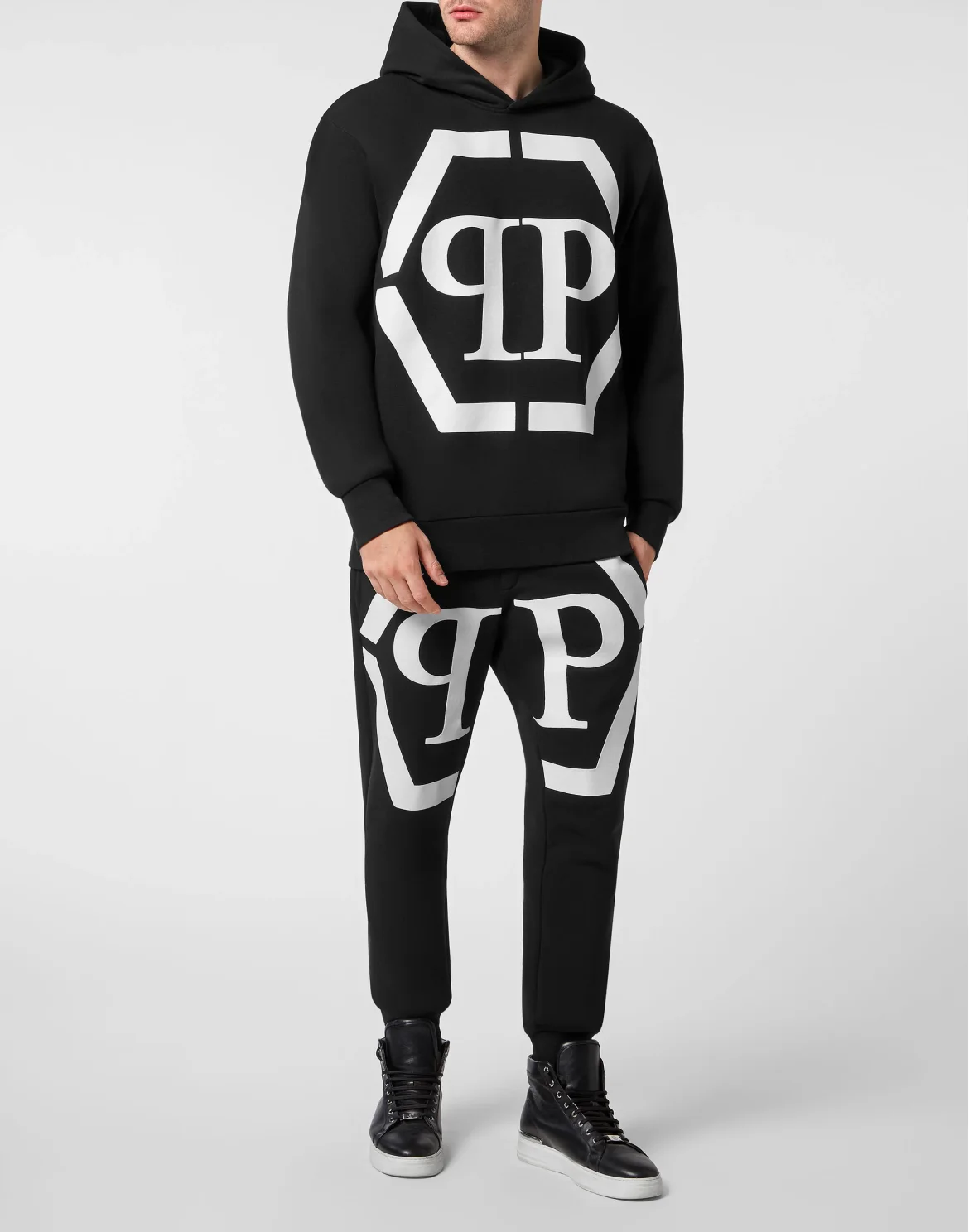 Hoodie sweatshirt Hexagon, цвет: Черный