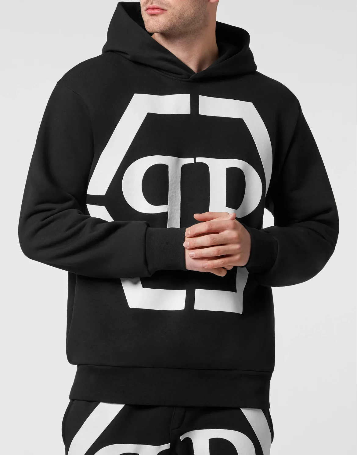 Hoodie sweatshirt Hexagon, цвет: Черный