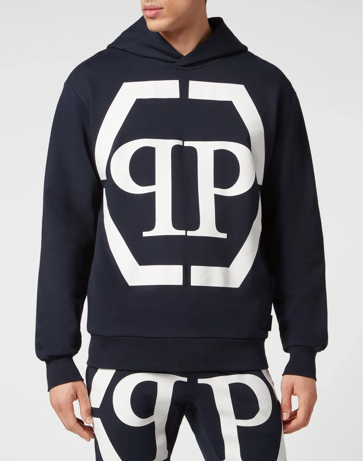 Hoodie sweatshirt Hexagon, цвет: Синий