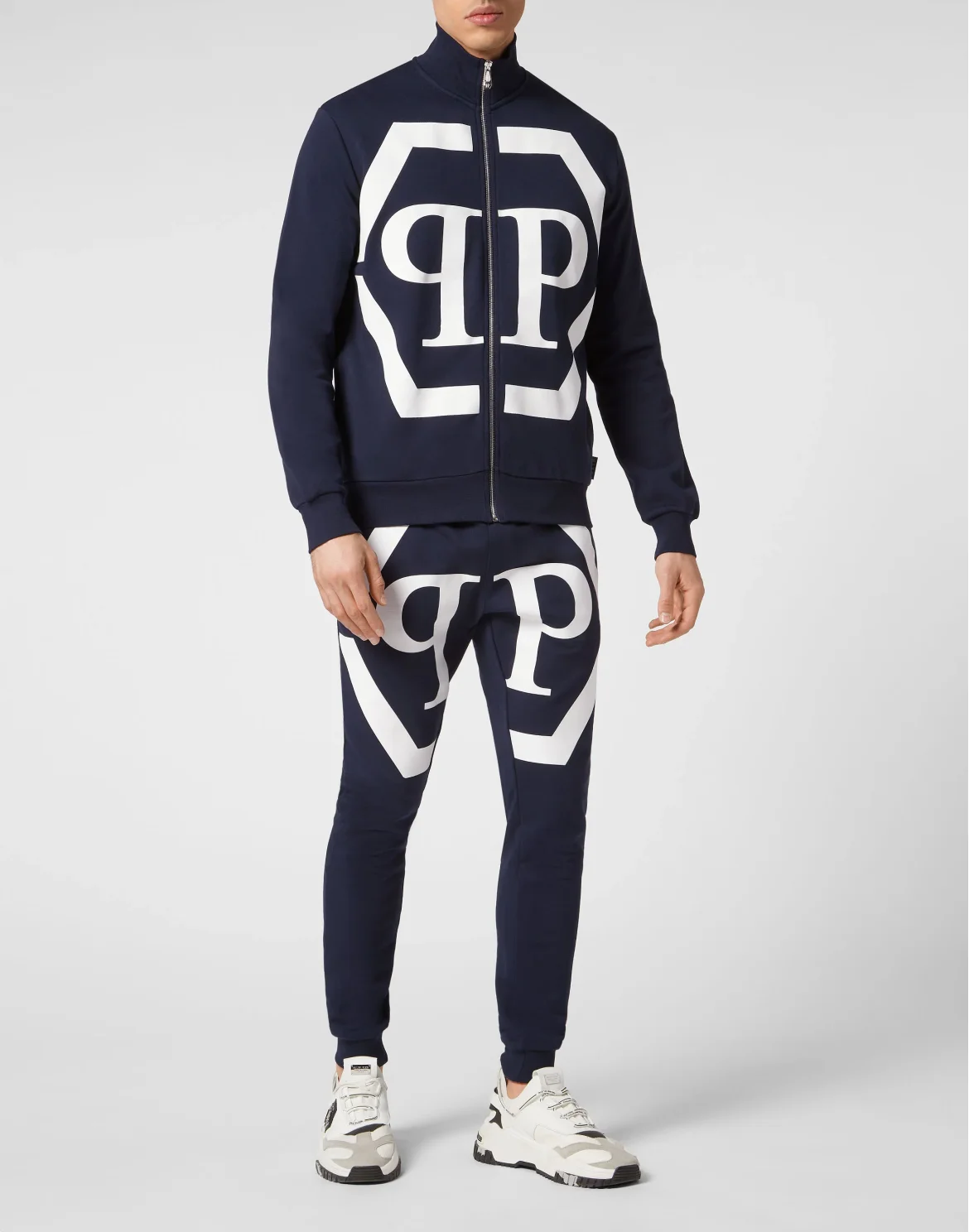 Jogging Jacket Hexagon, цвет: Синий