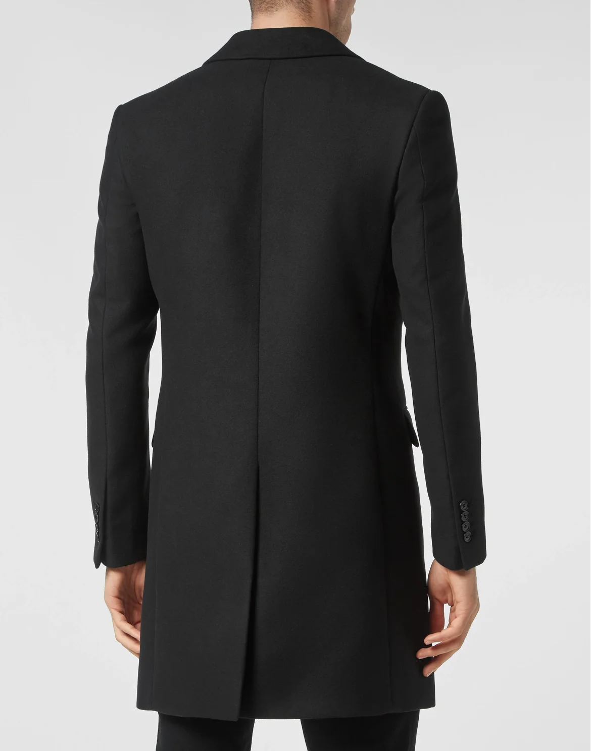 Coat Long "Gothic P" Gothic Plein, цвет: Черный
