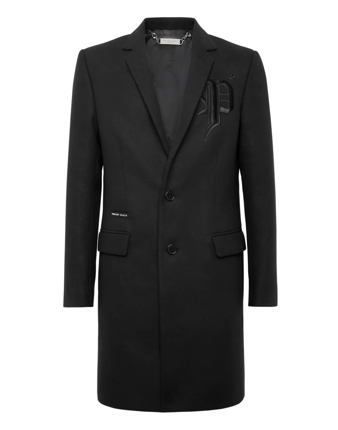 Coat Long "Gothic P" Gothic Plein, цвет: Черный