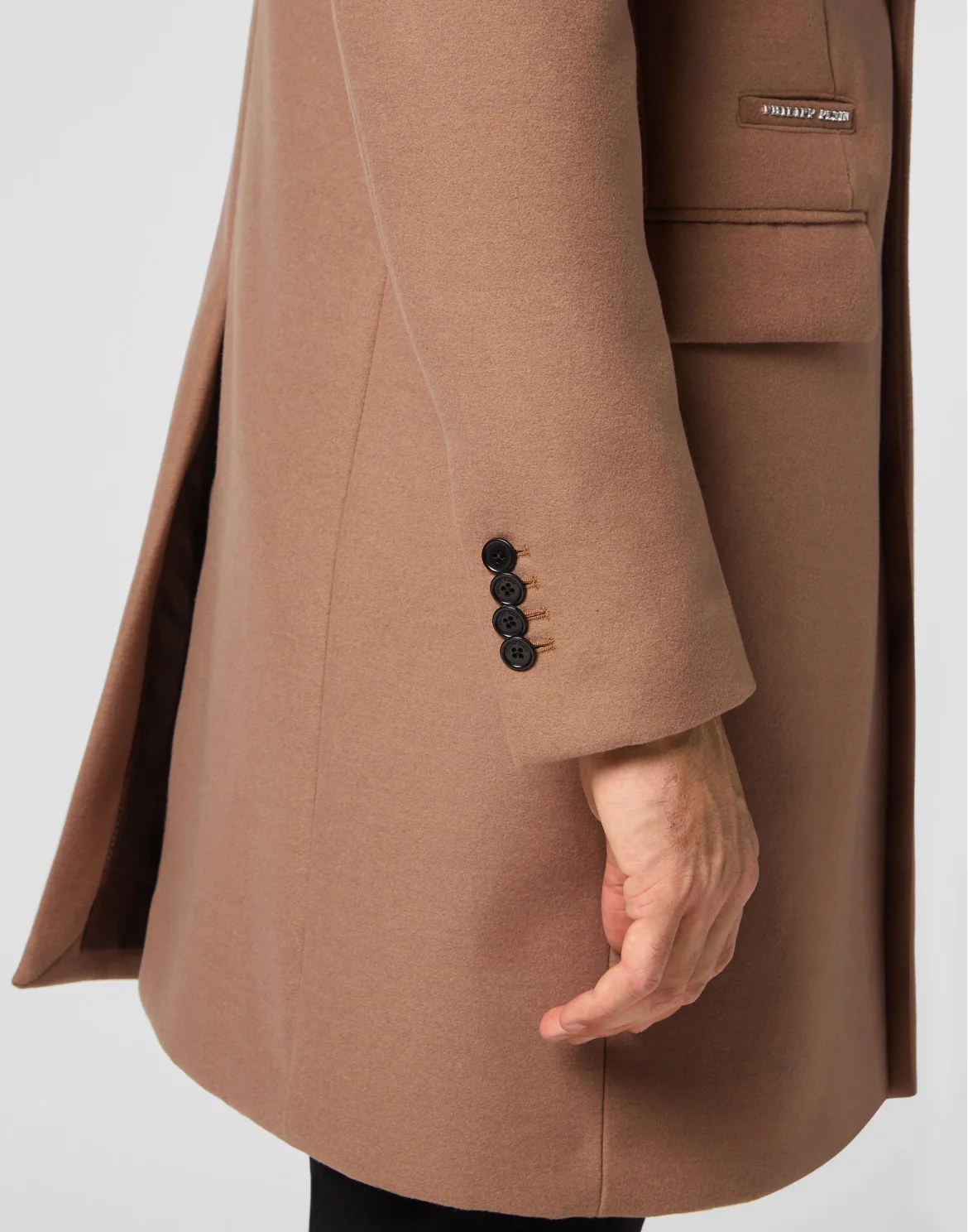 Coat Long "Gothic P" Gothic Plein, цвет: Бежевый
