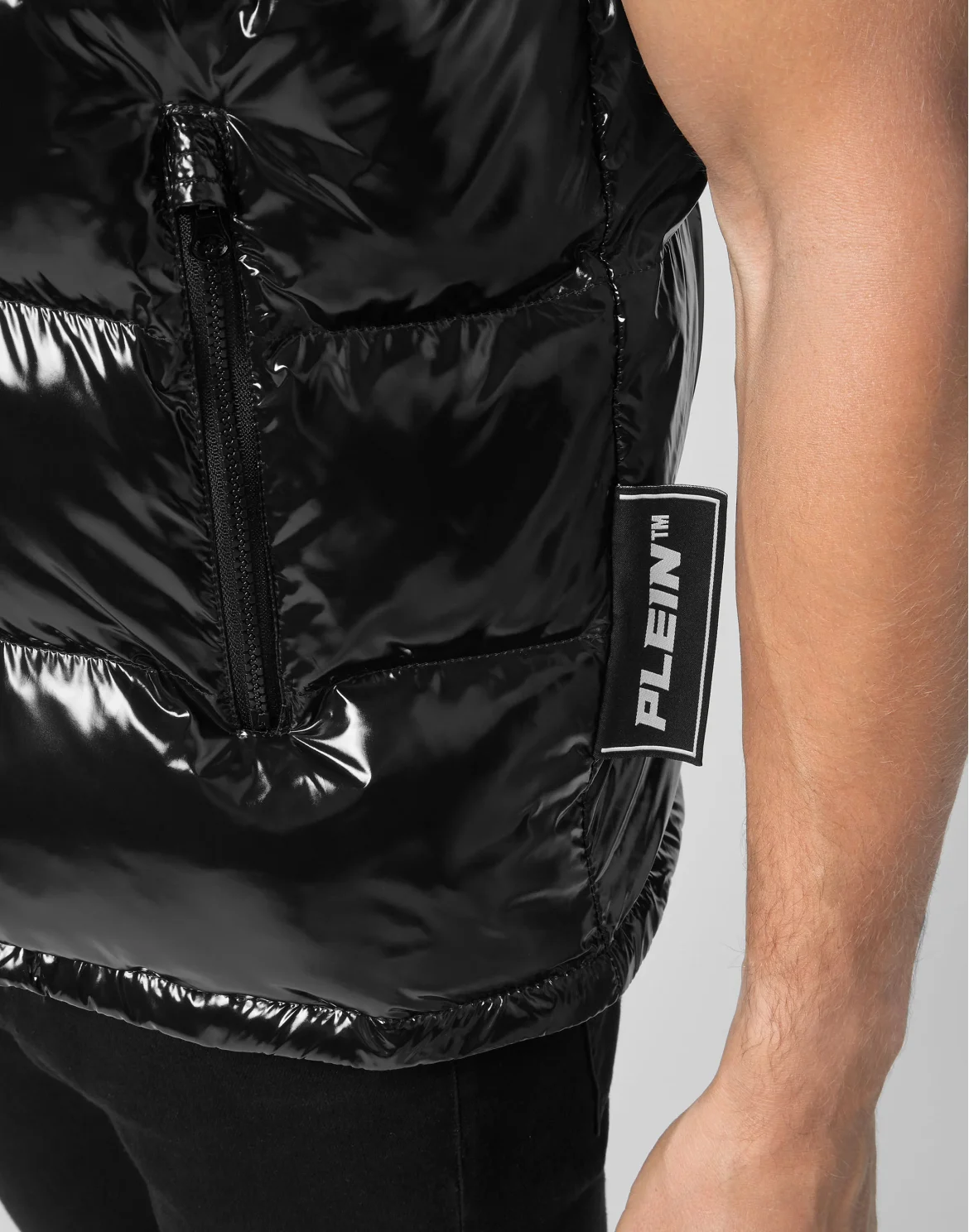 Nylon Down Jacket Vest, цвет: Черный