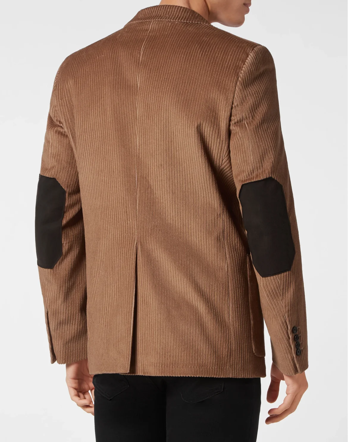 Corduroy Blazer Gigolò Fit Iconic Plein, цвет: Бежевый