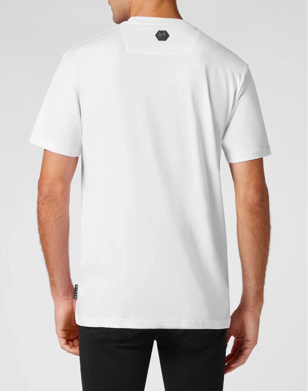T-shirt Round Neck SS Spray Effect Print Philipp Plein TM, цвет: Белый