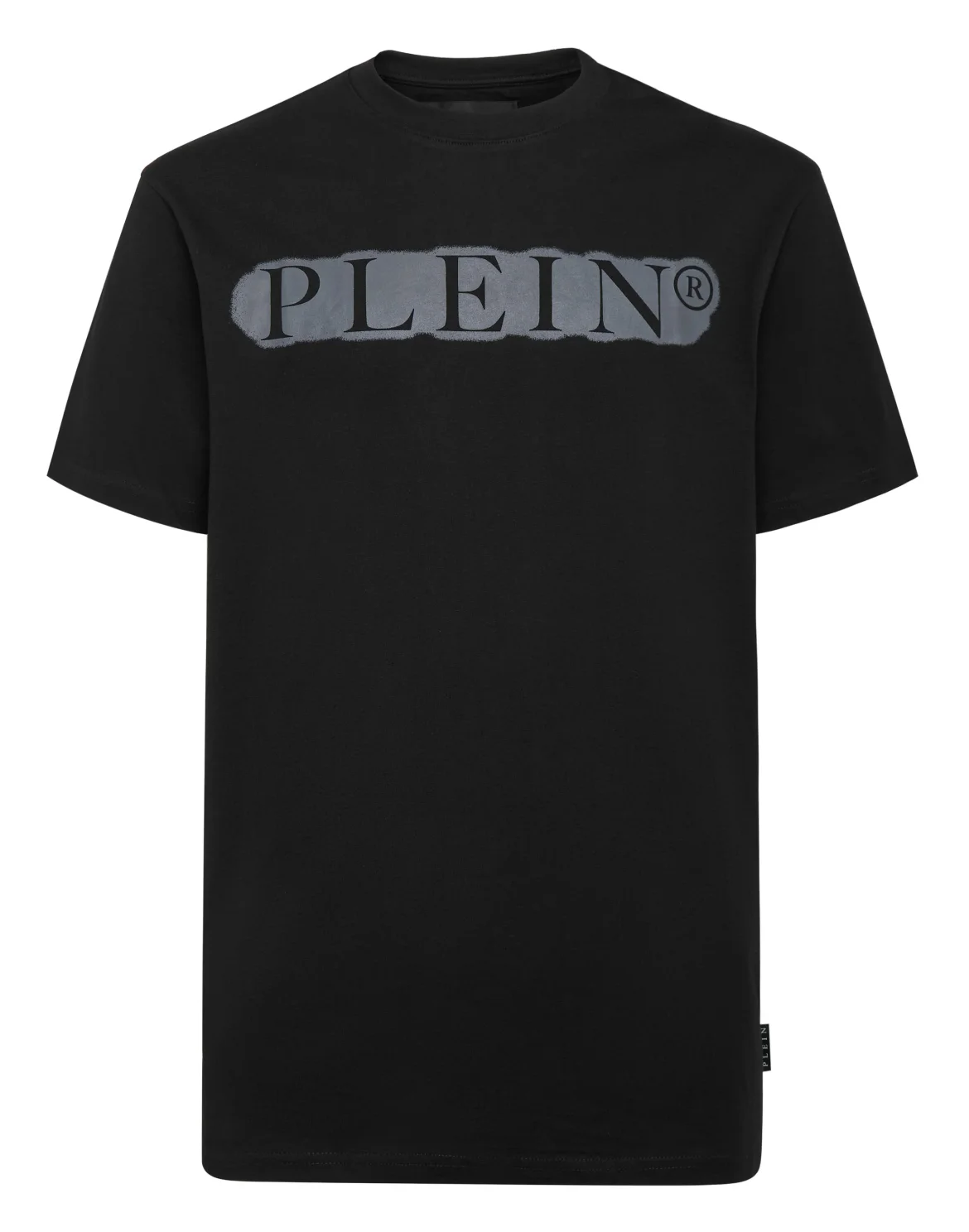 T-shirt Round Neck SS Spray Effect Print Philipp Plein TM, цвет: Черный