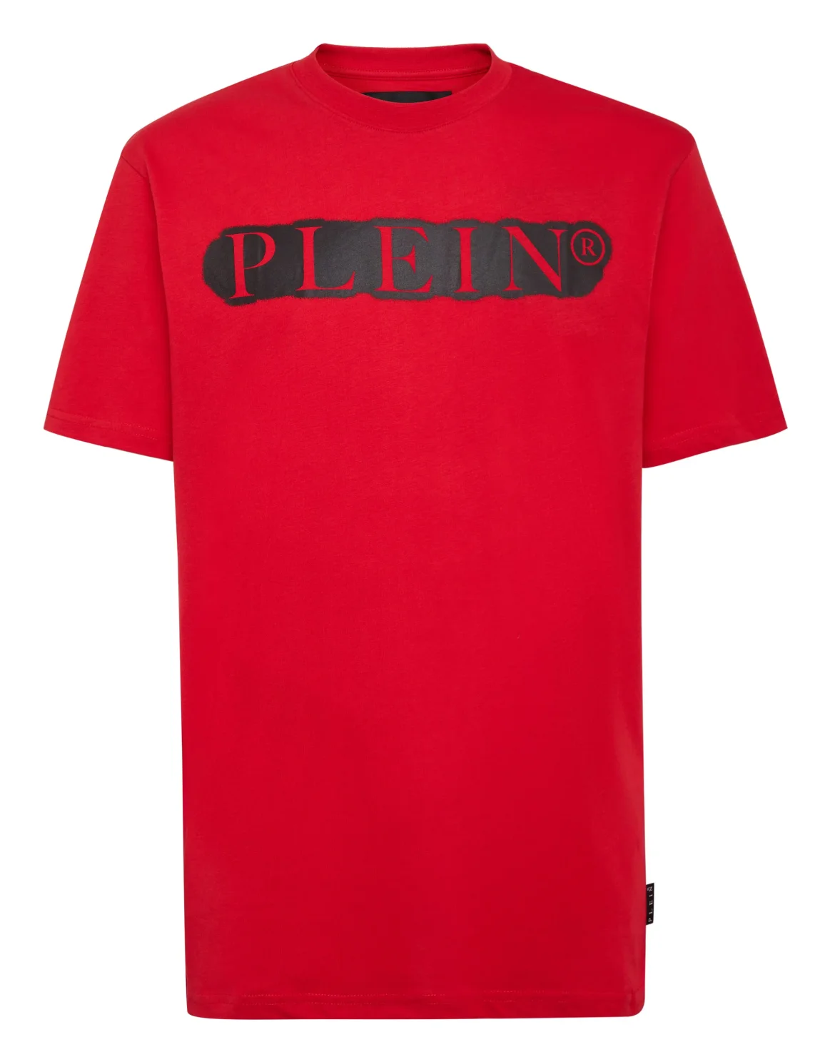 T-shirt Round Neck SS Spray Effect Print Philipp Plein TM, цвет: Красный