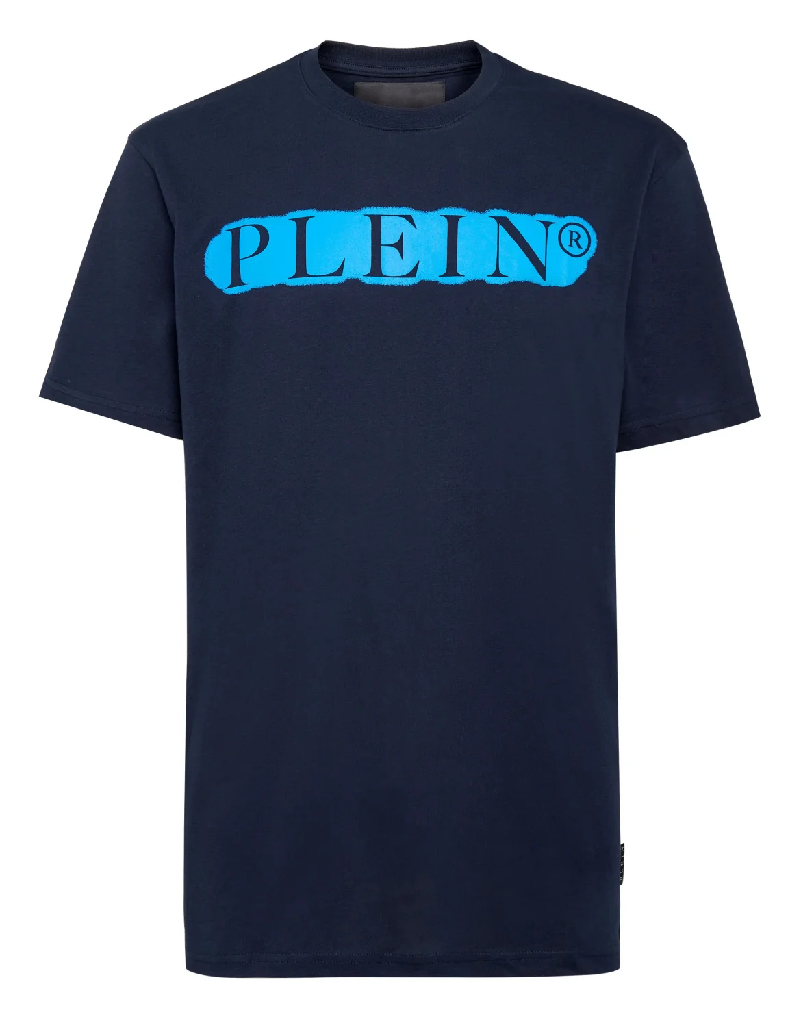 T-shirt Round Neck SS Spray Effect Print Philipp Plein TM, цвет: Синий