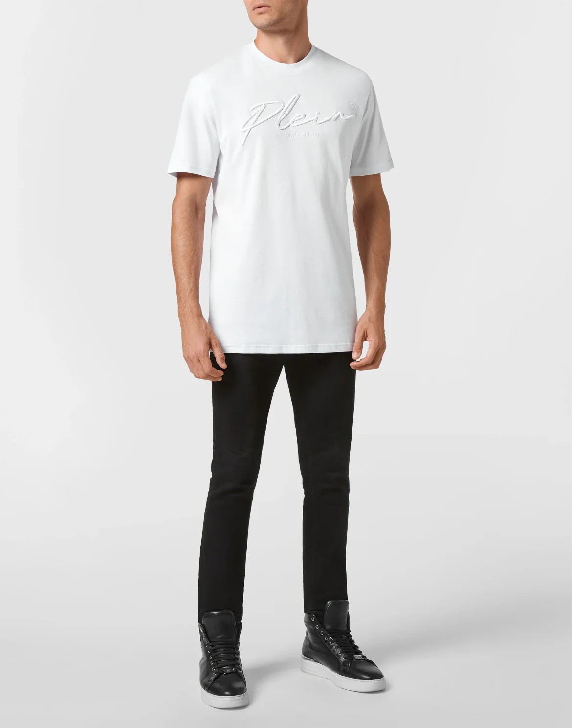 T-shirt Round Neck SS Signature, цвет: Белый