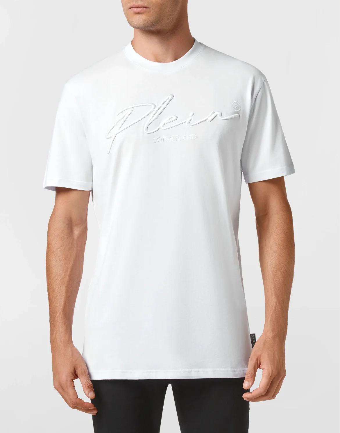 T-shirt Round Neck SS Signature, цвет: Белый