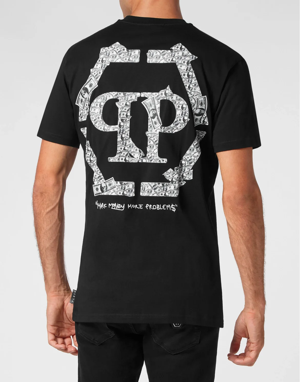 T-shirt Round Neck SS Money, цвет: Черный
