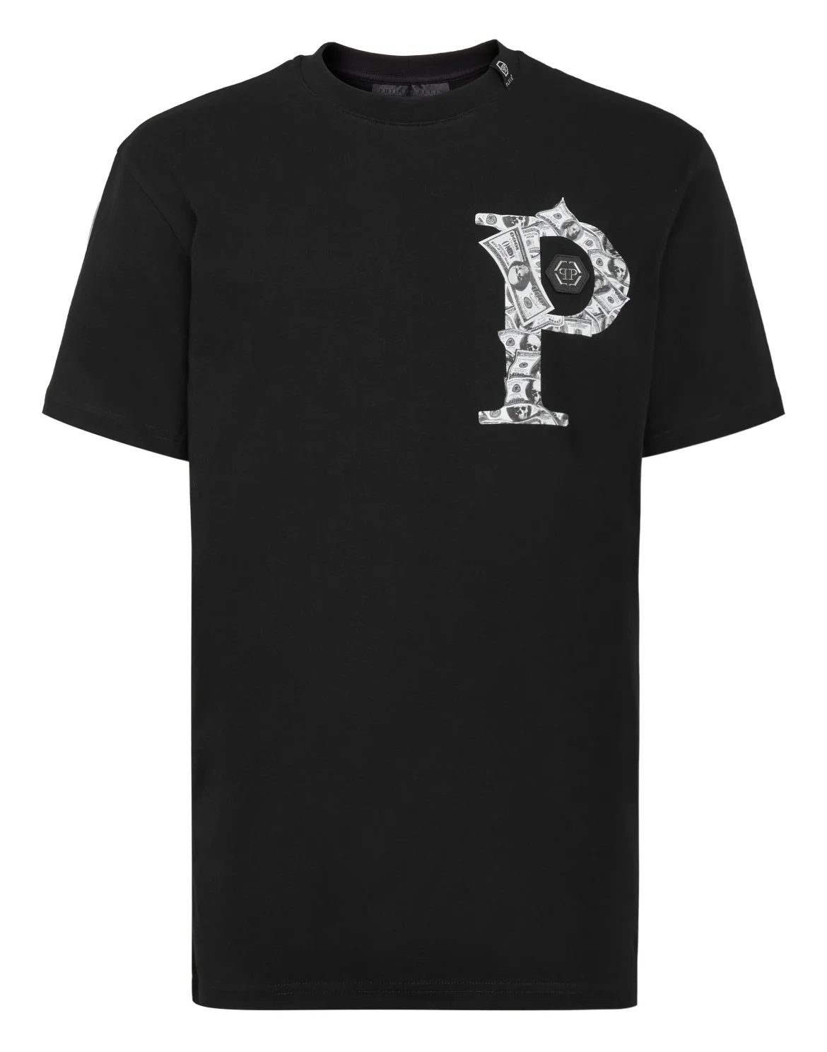 T-shirt Round Neck SS Money, цвет: Черный