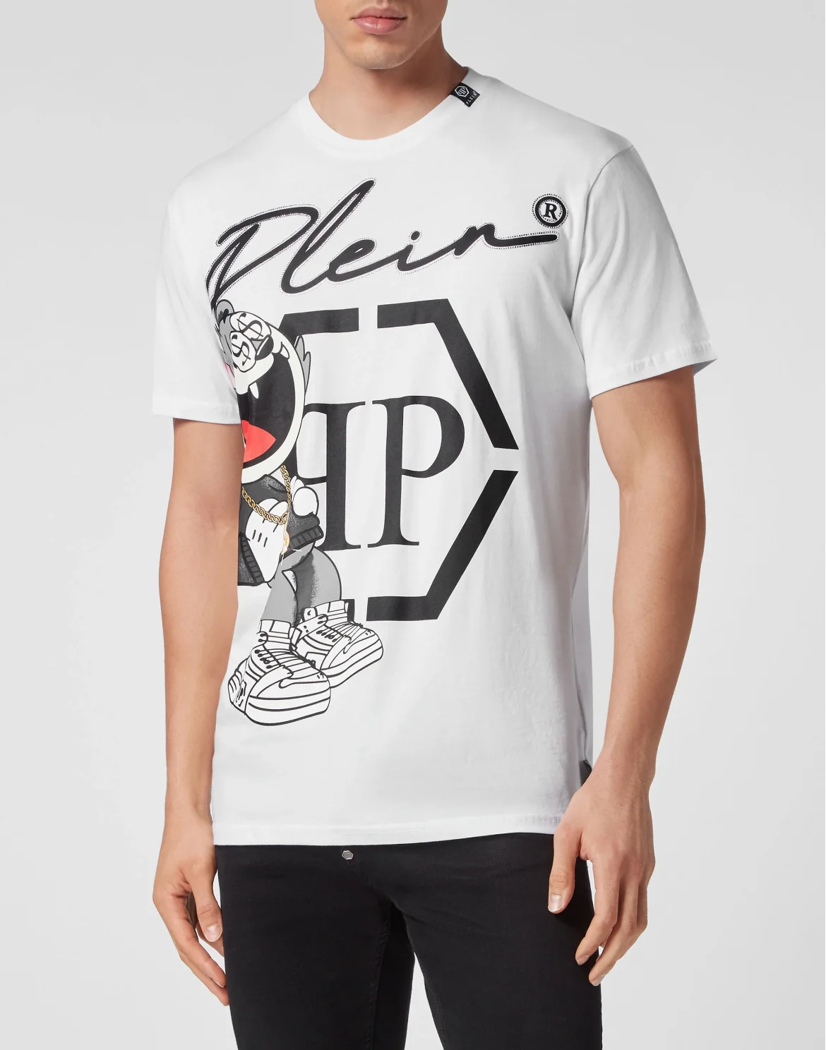 T-shirt Round Neck SS stones Money, цвет: Белый