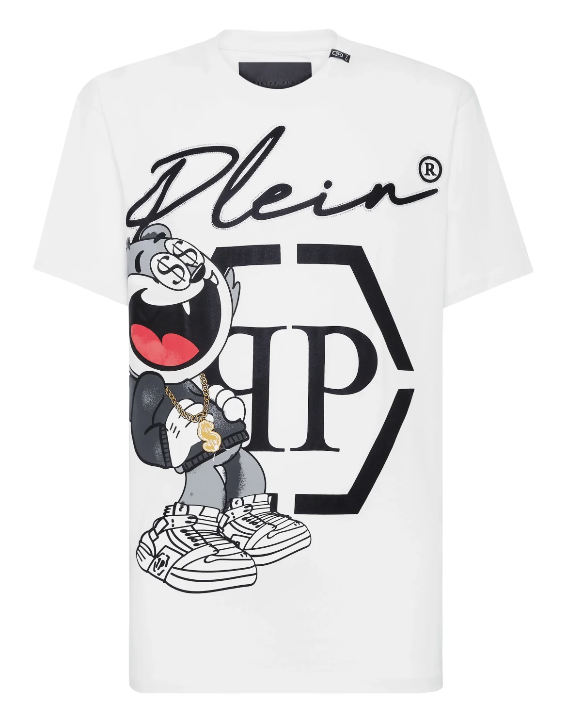 T-shirt Round Neck SS stones Money, цвет: Белый