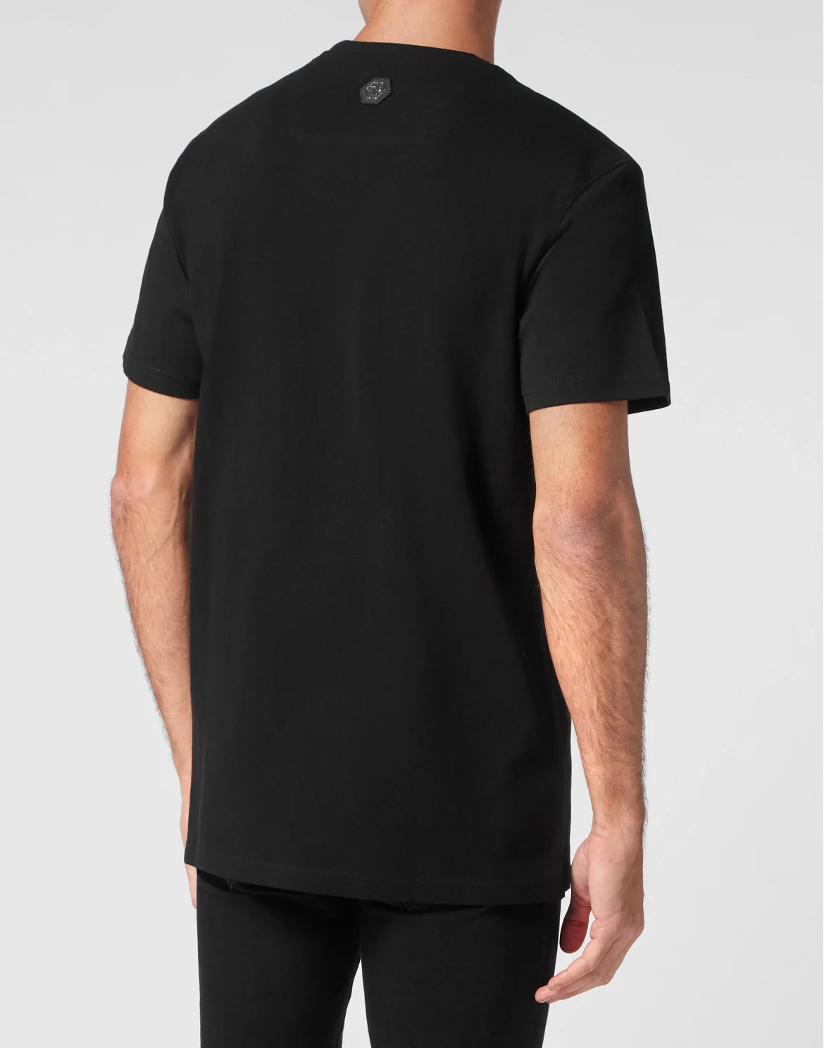 T-shirt Round Neck SS Patch Money, цвет: Черный