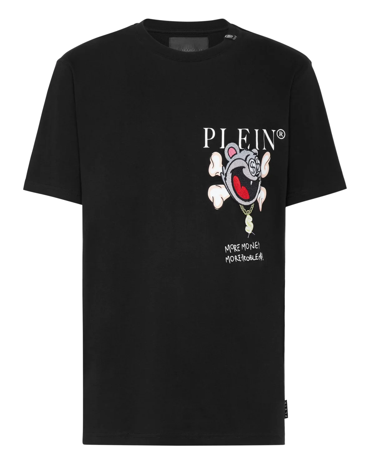 T-shirt Round Neck SS Patch Money, цвет: Черный