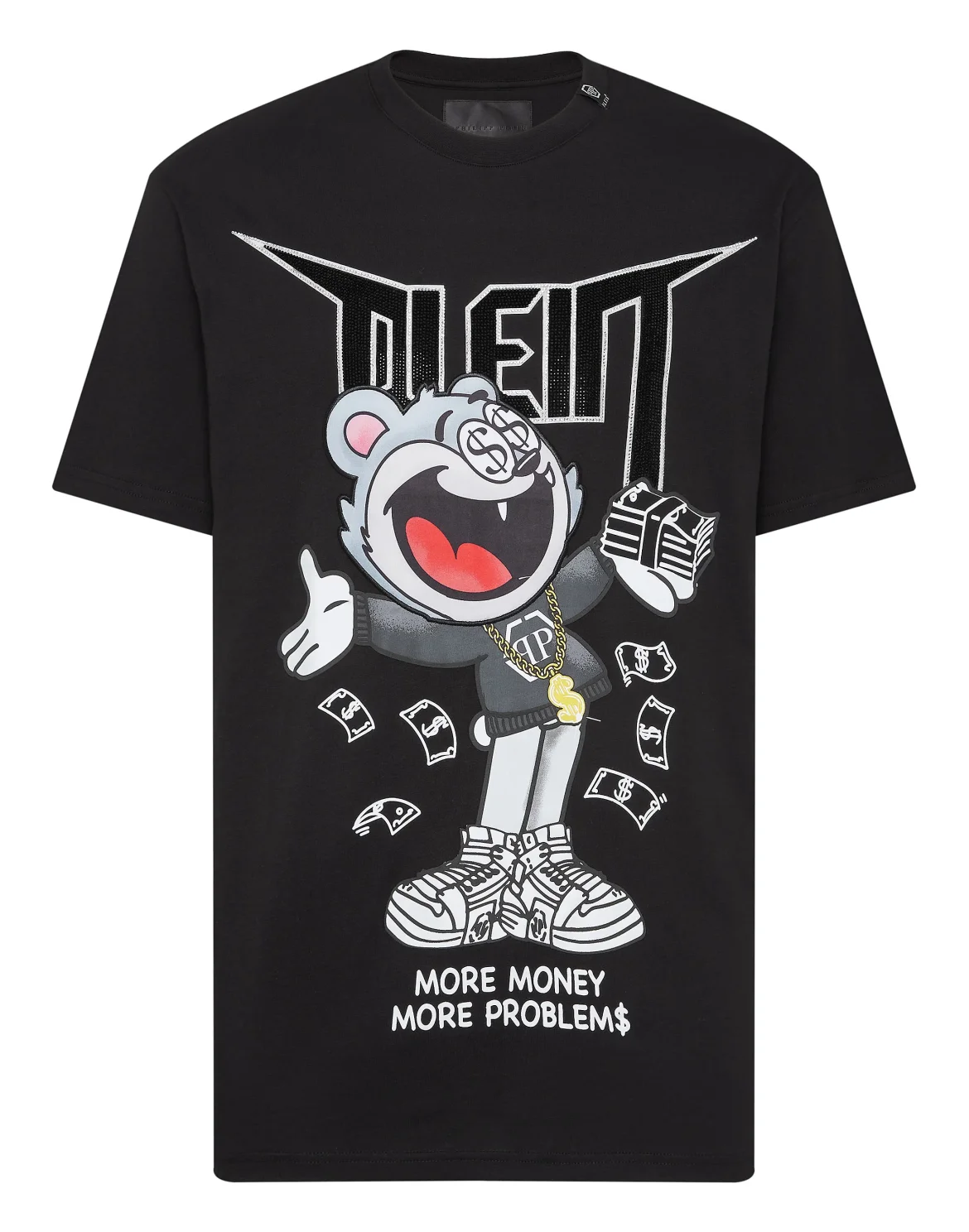 T-shirt Round Neck SS Money, цвет: Черный