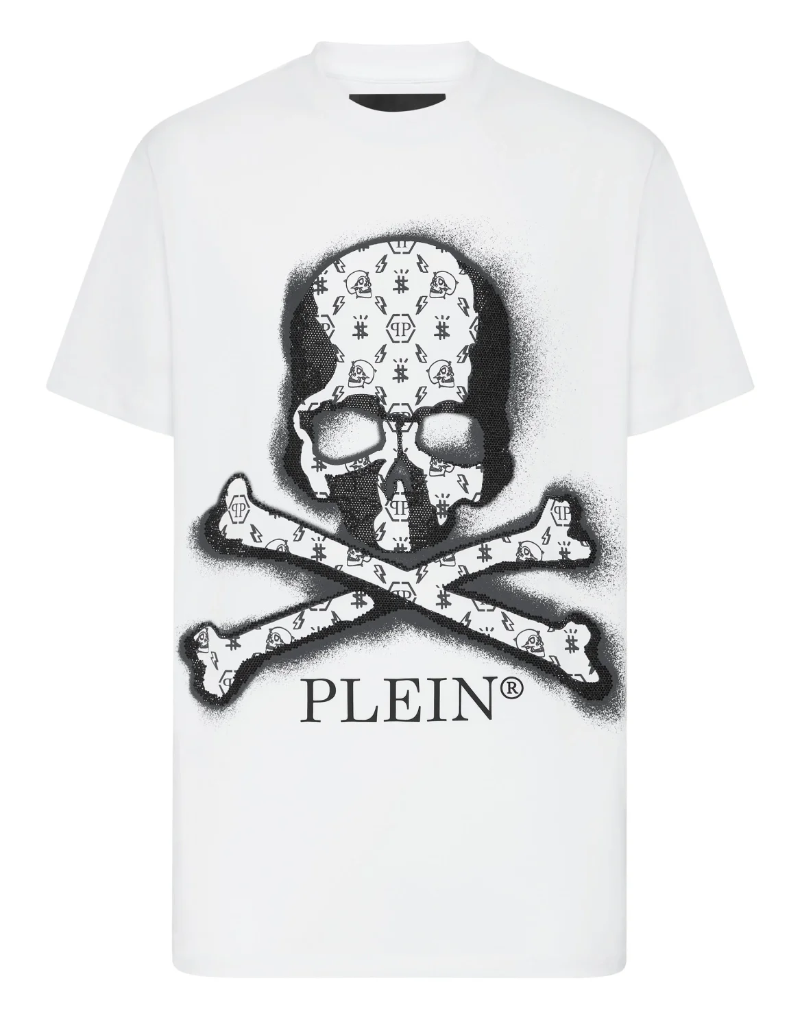 T-shirt Round Neck SS Skull, цвет: Белый