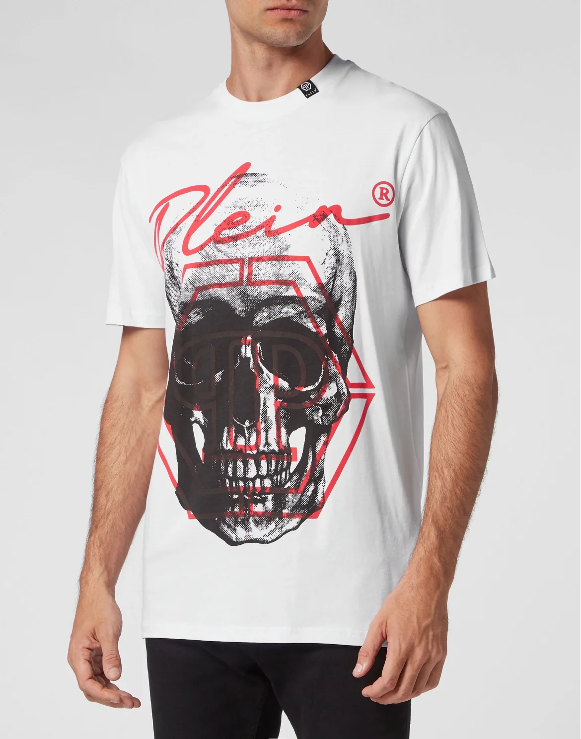 T-shirt Round Neck SS Skull, цвет: Белый