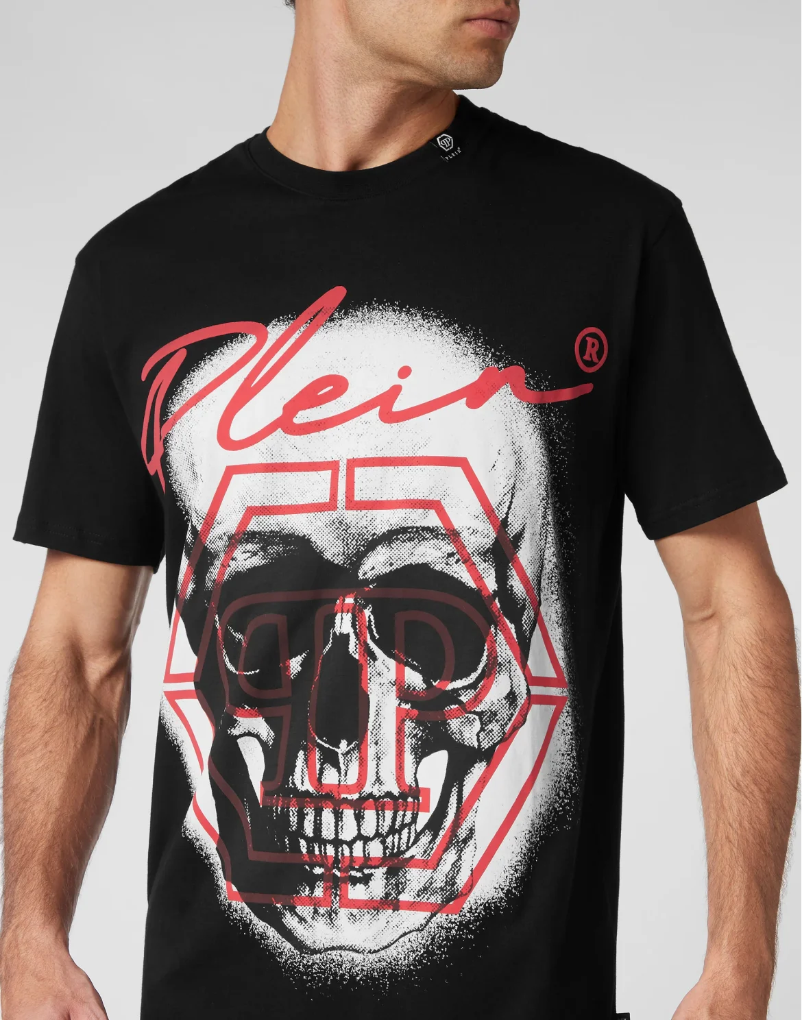 T-shirt Round Neck SS Skull, цвет: Черный