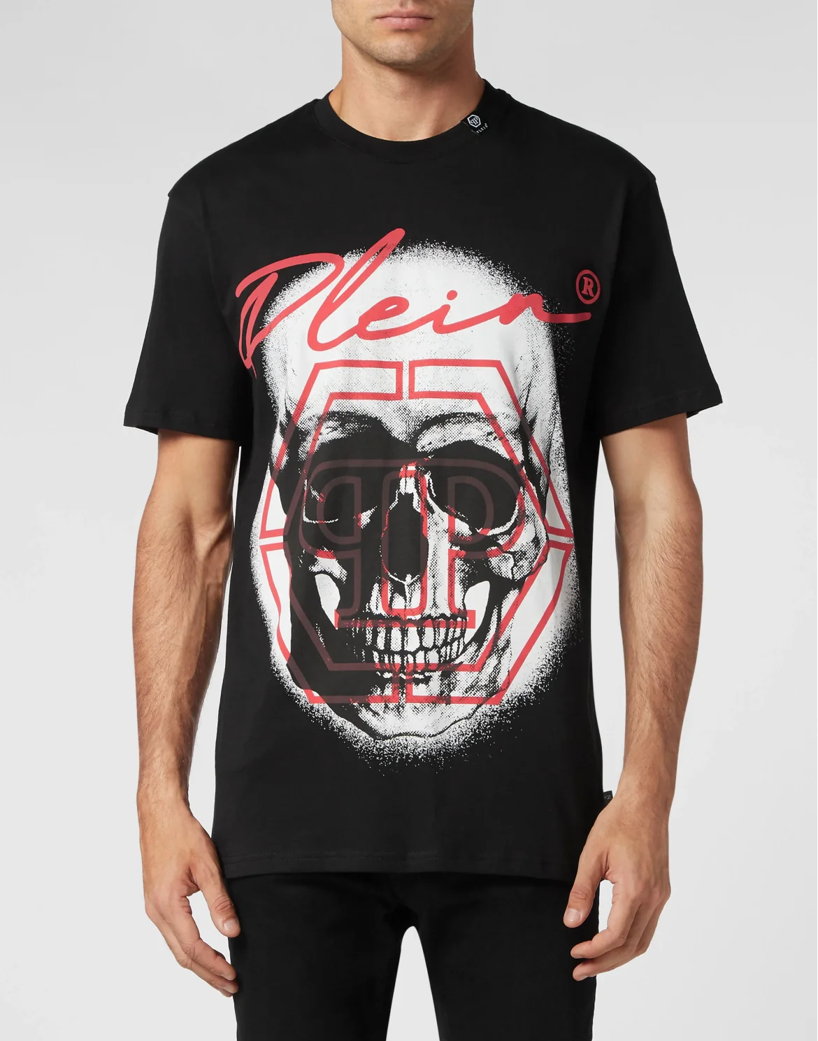 T-shirt Round Neck SS Skull, цвет: Черный
