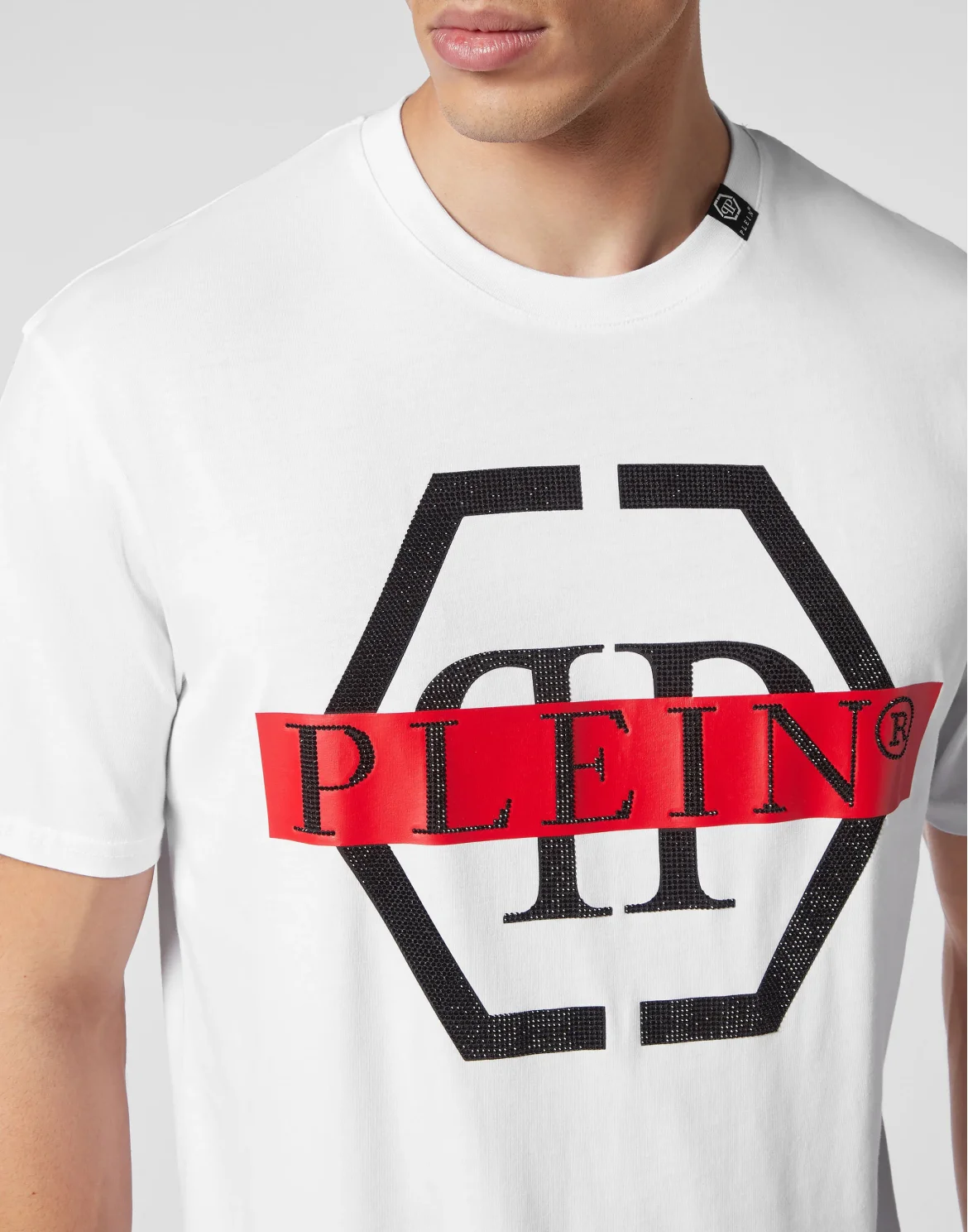T-shirt Round Neck SS Hexagon, цвет: Белый