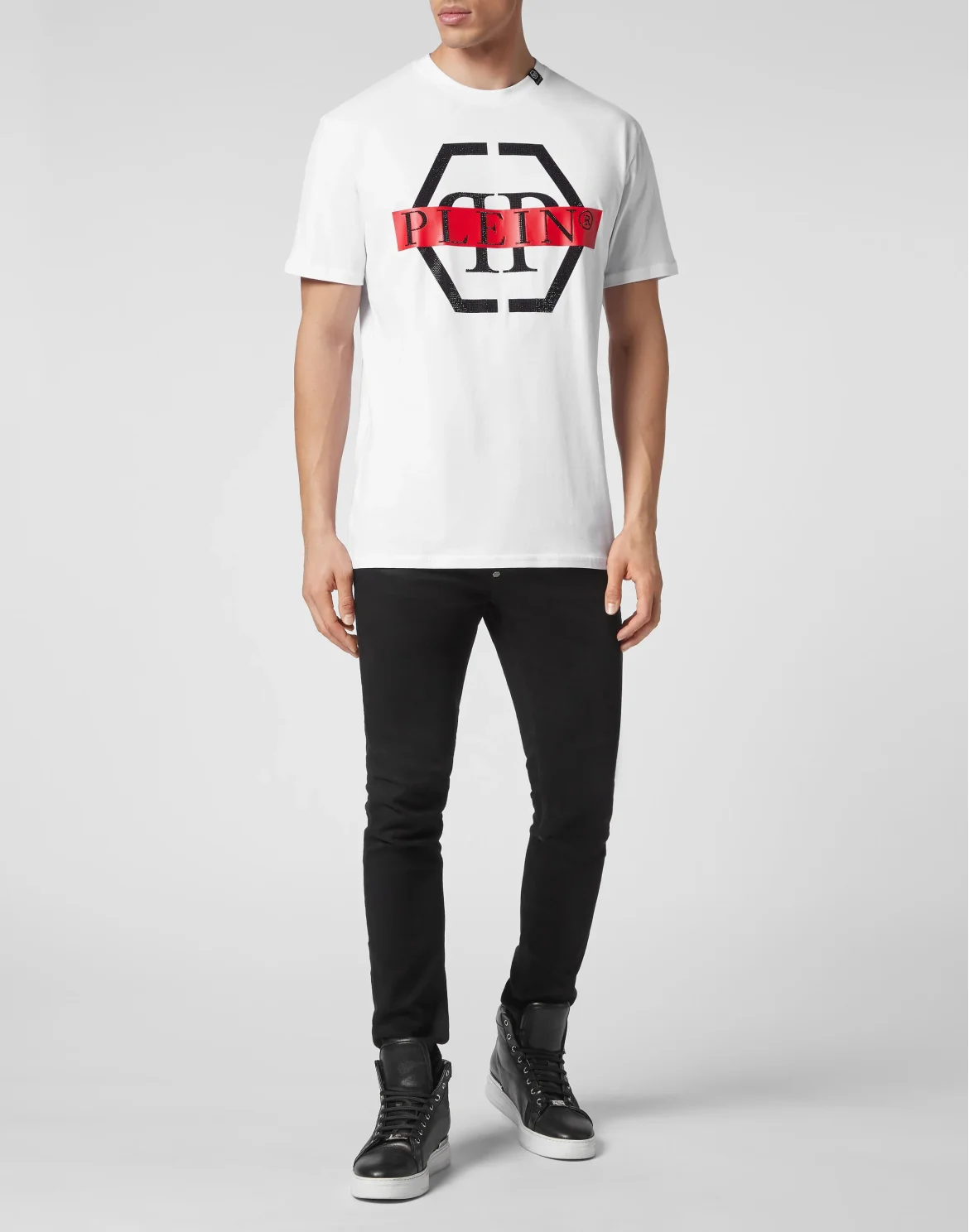 T-shirt Round Neck SS Hexagon, цвет: Белый