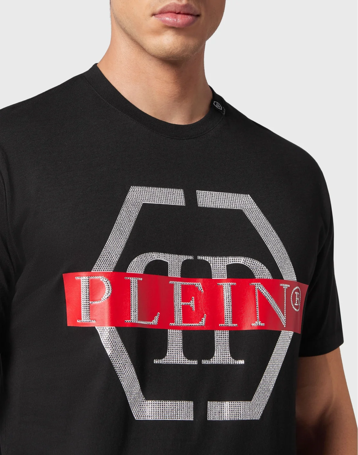 T-shirt Round Neck SS Hexagon, цвет: Черный