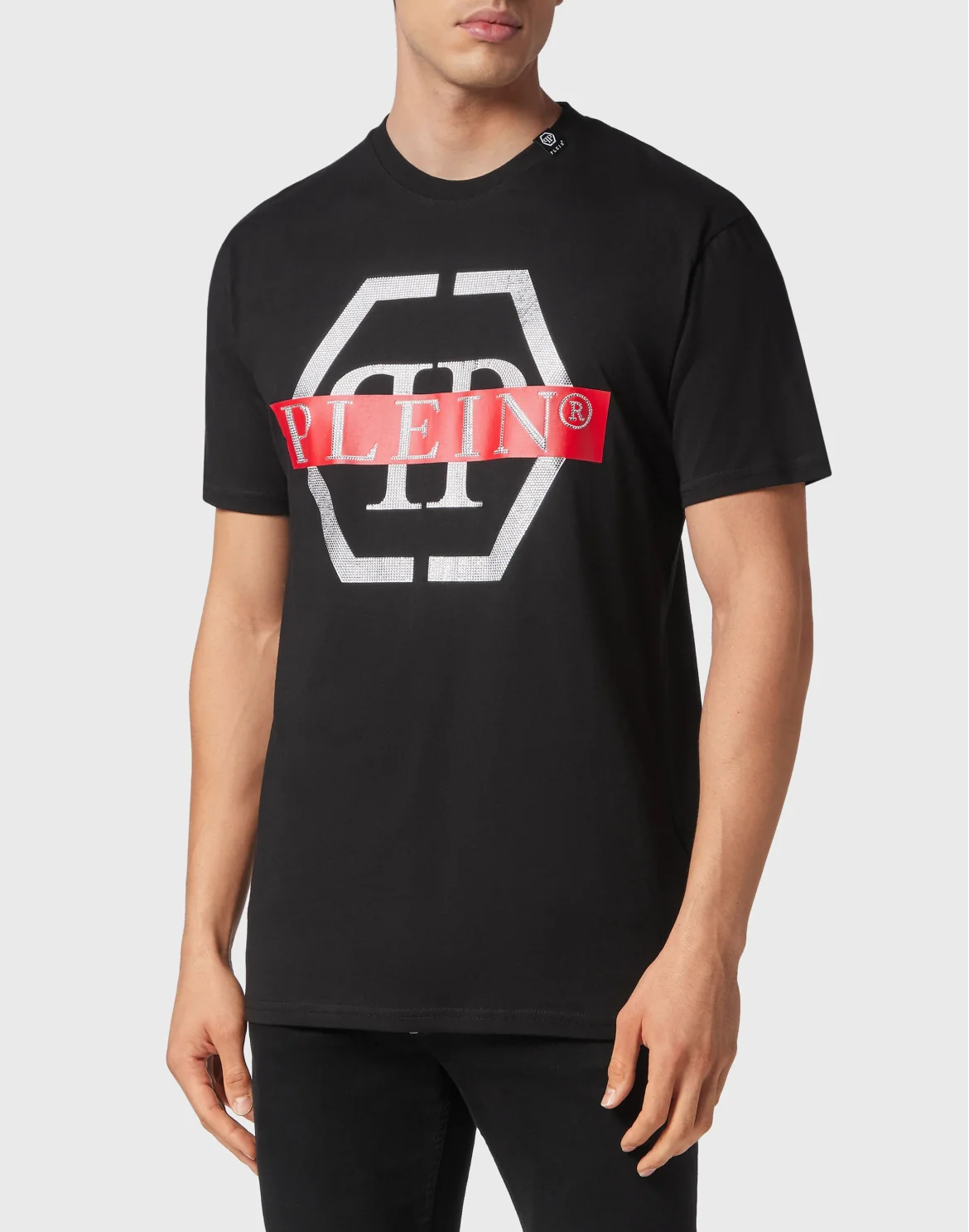 T-shirt Round Neck SS Hexagon, цвет: Черный