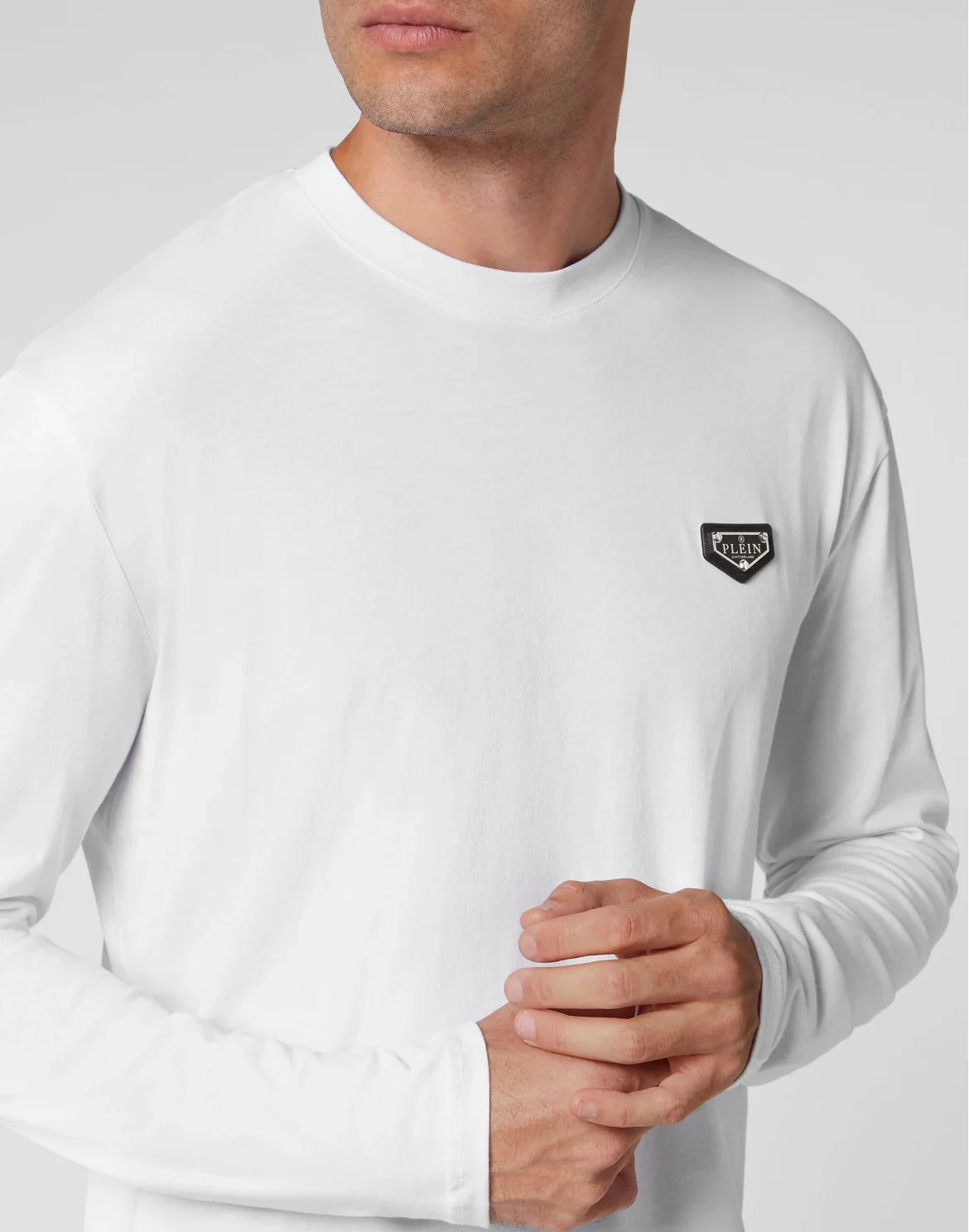 T-shirt Round Neck LS, цвет: Белый