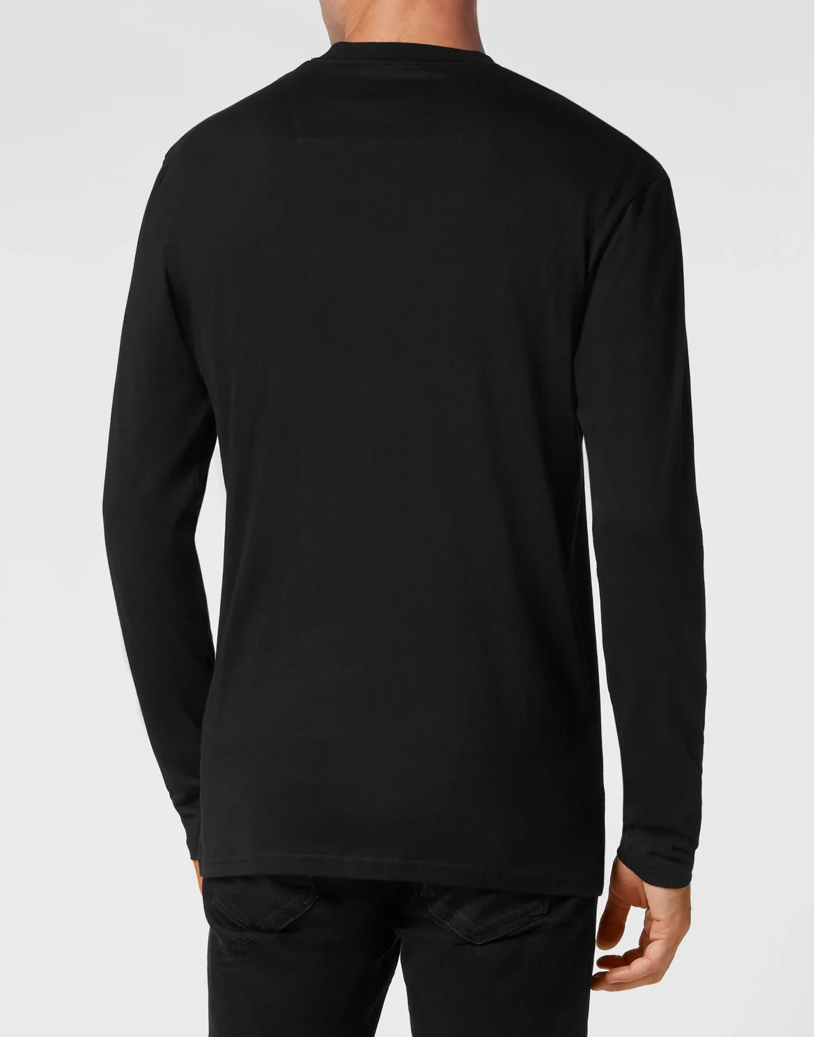 T-shirt Round Neck LS, цвет: Черный