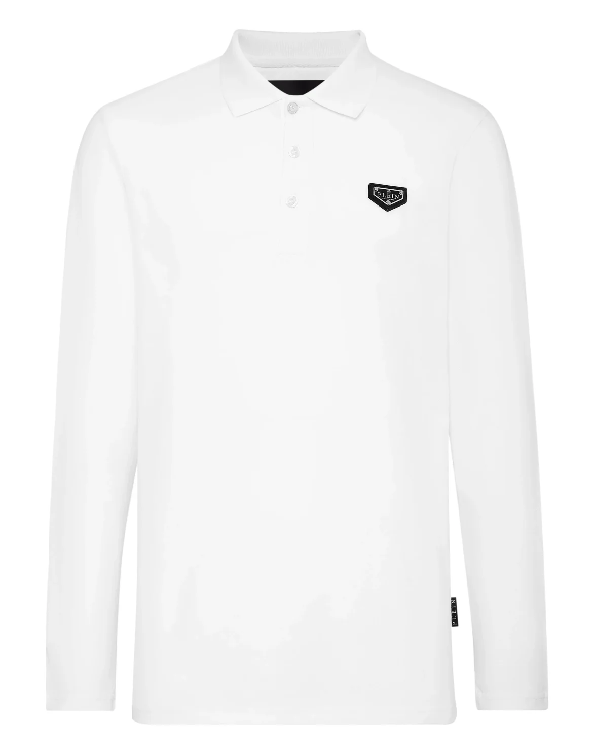 Slim Fit Long-Sleeve Polo, цвет: Белый