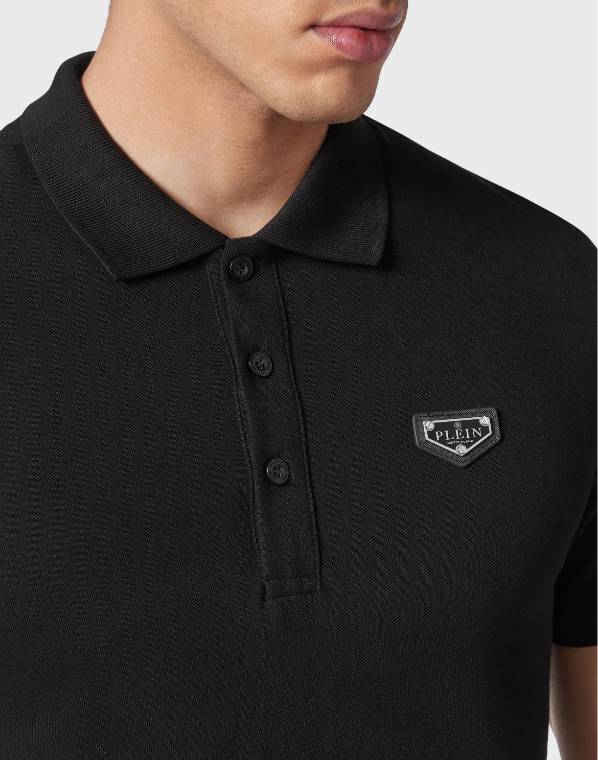 Slim Fit Polo shirt SS, цвет: Черный
