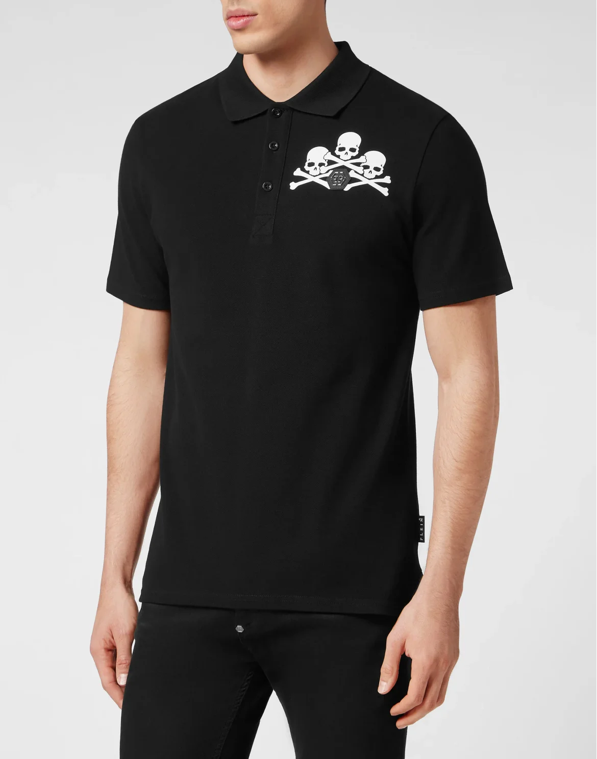 Polo shirt SS Skull, цвет: Черный